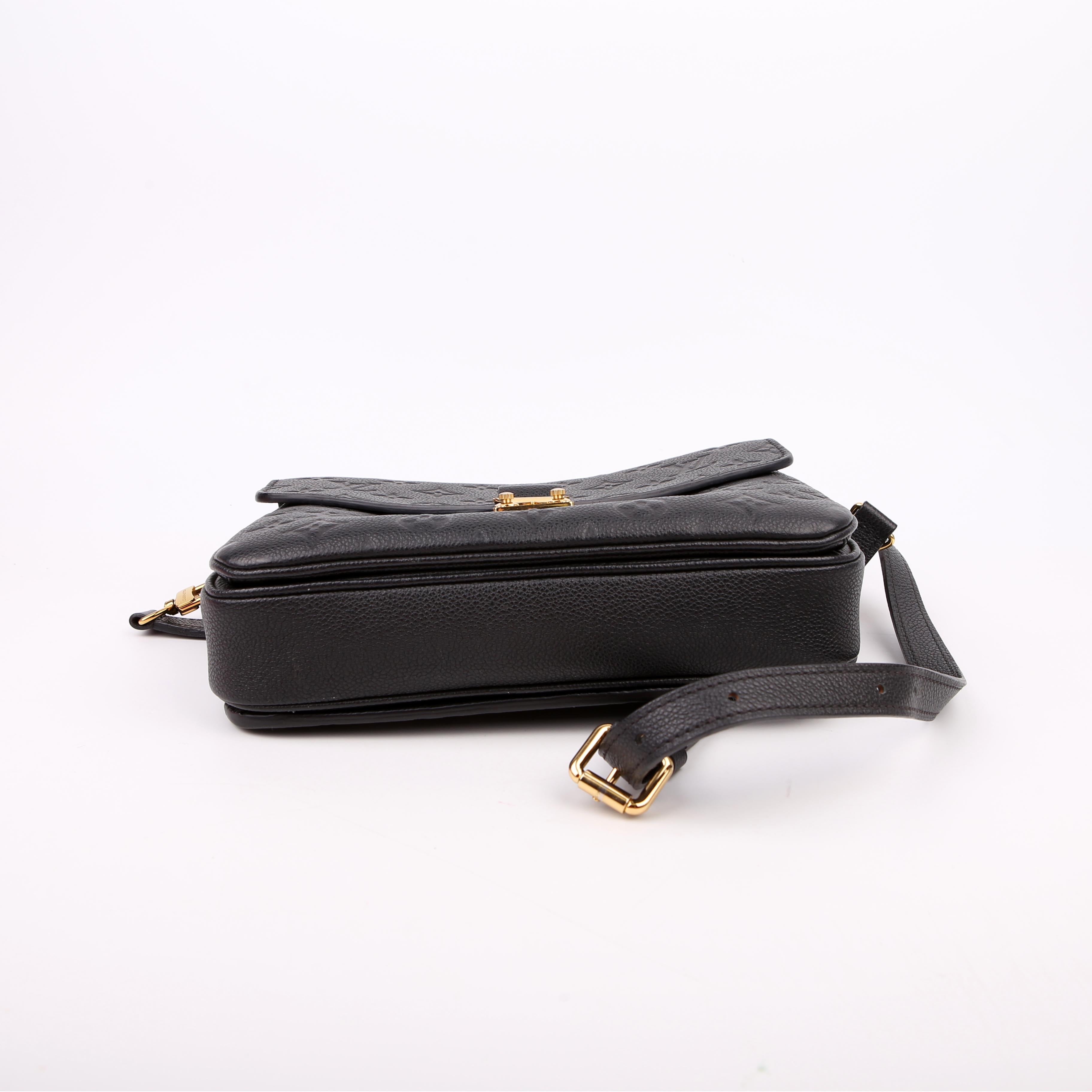 Pochette Metis Empreinte Black