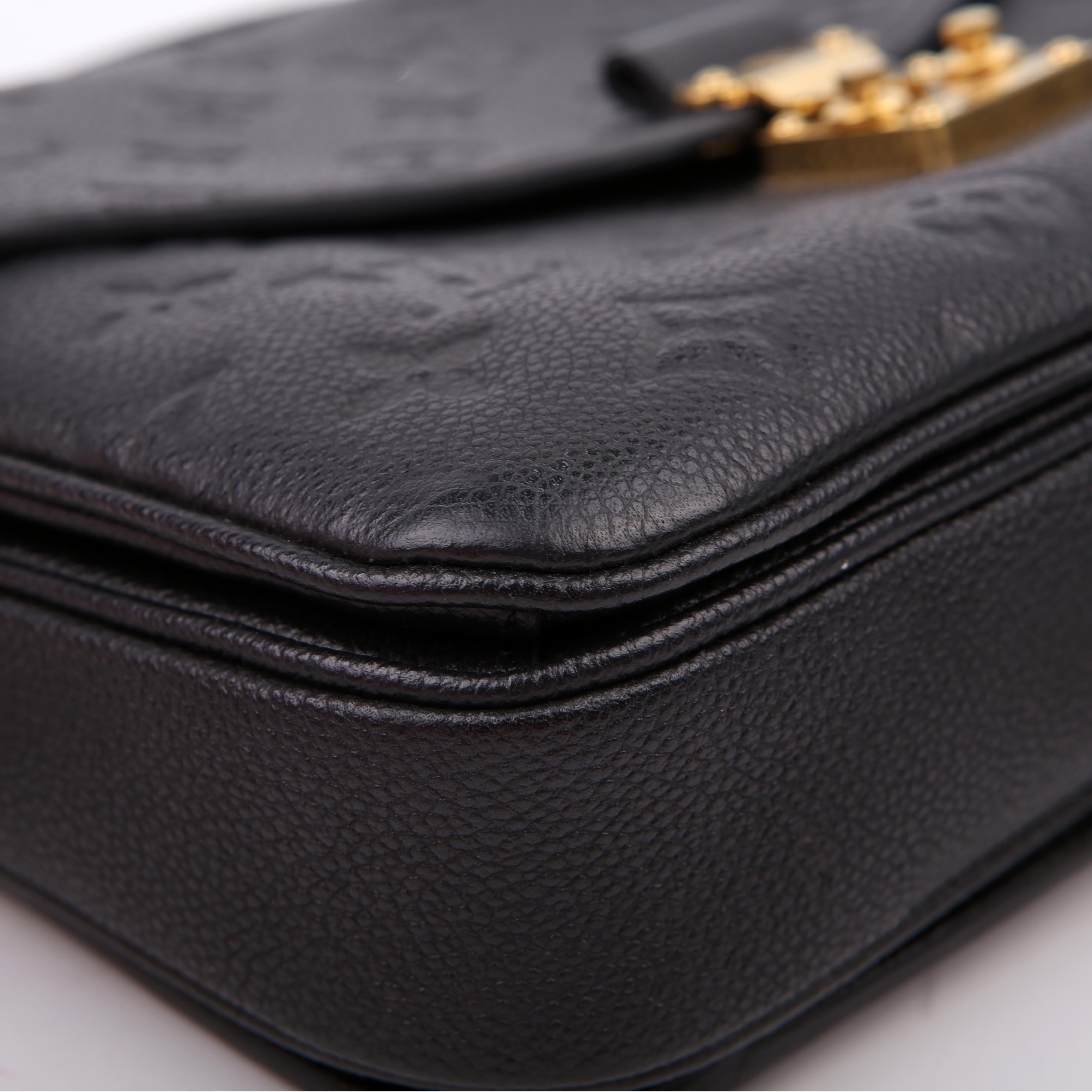 Pochette Metis Empreinte Black