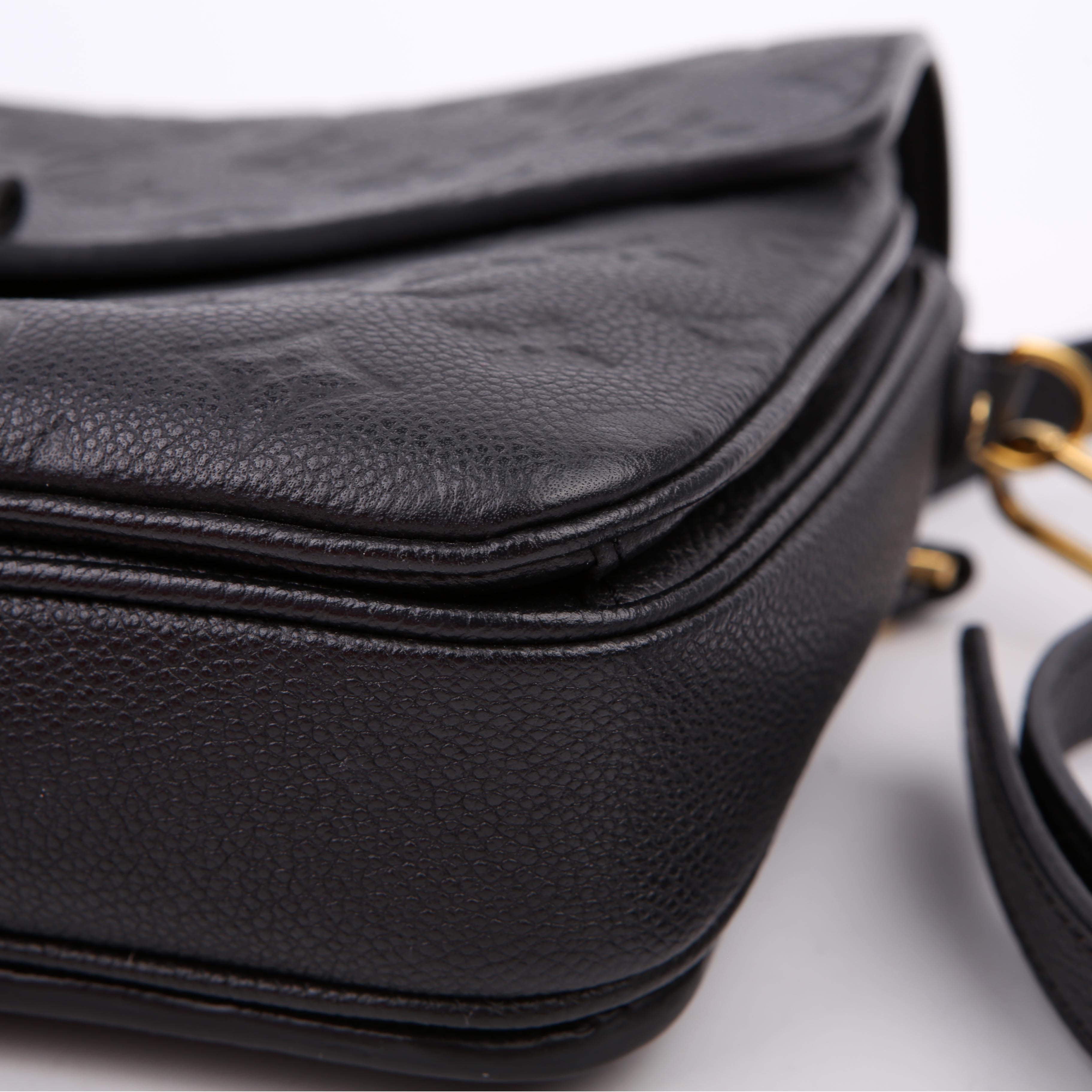 Pochette Metis Empreinte Black