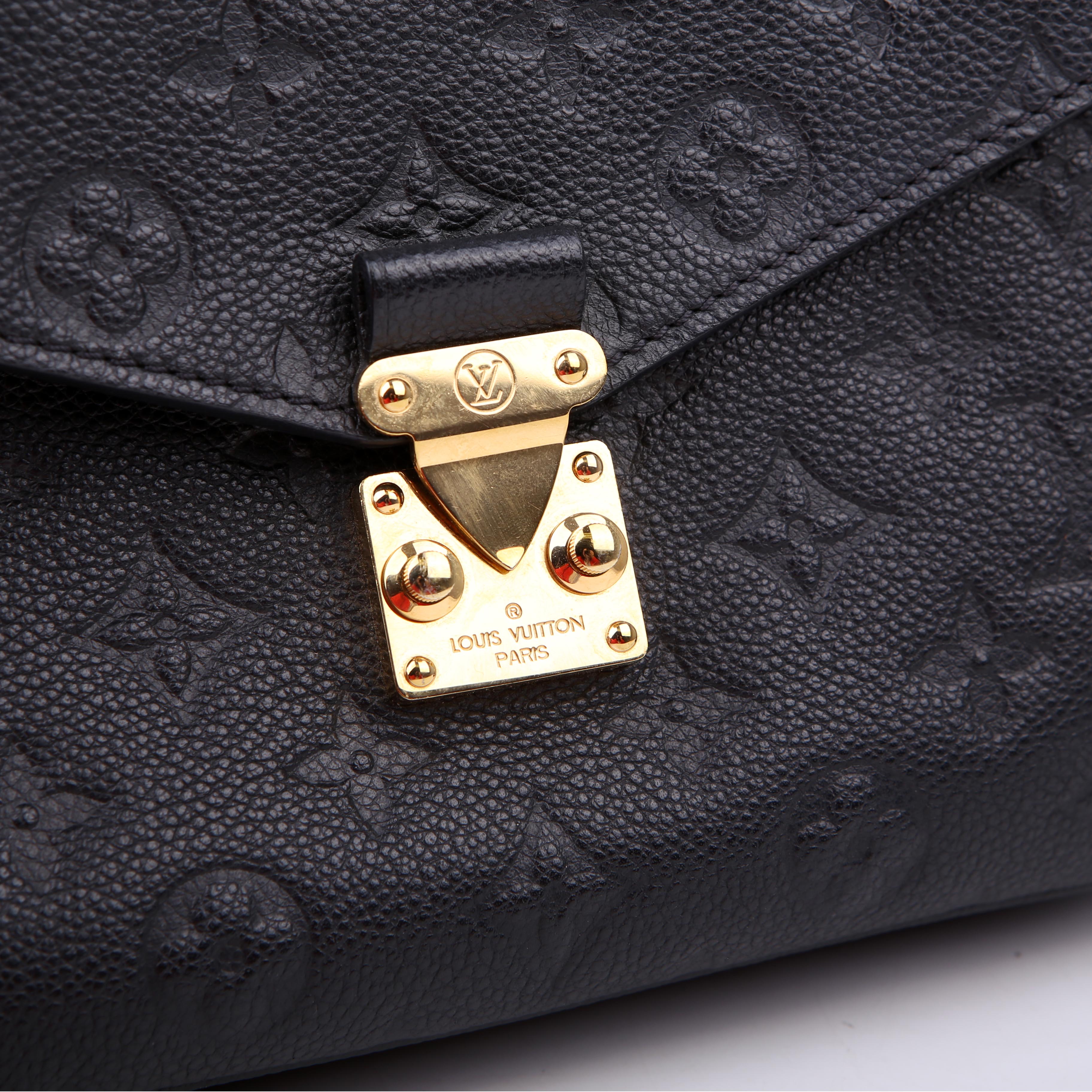 Pochette Metis Empreinte Black