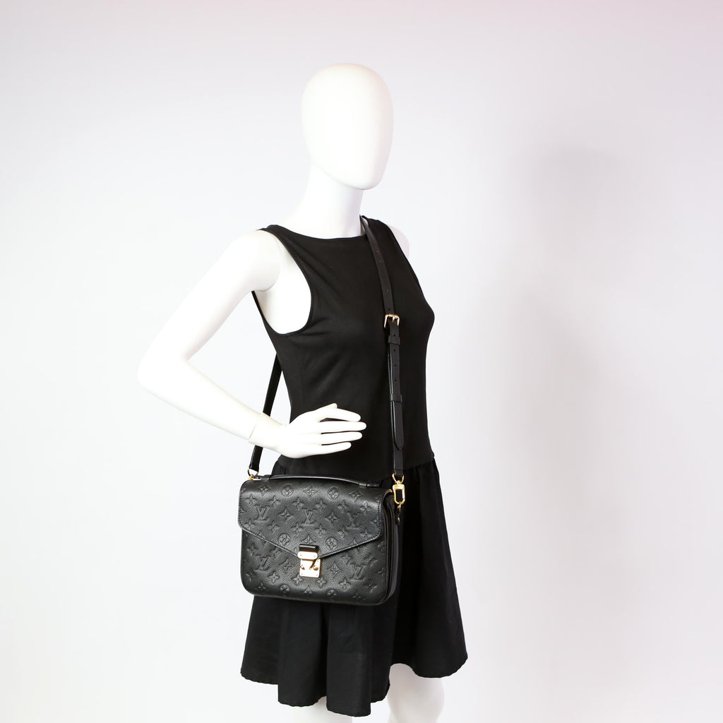 Pochette Metis Empreinte Black