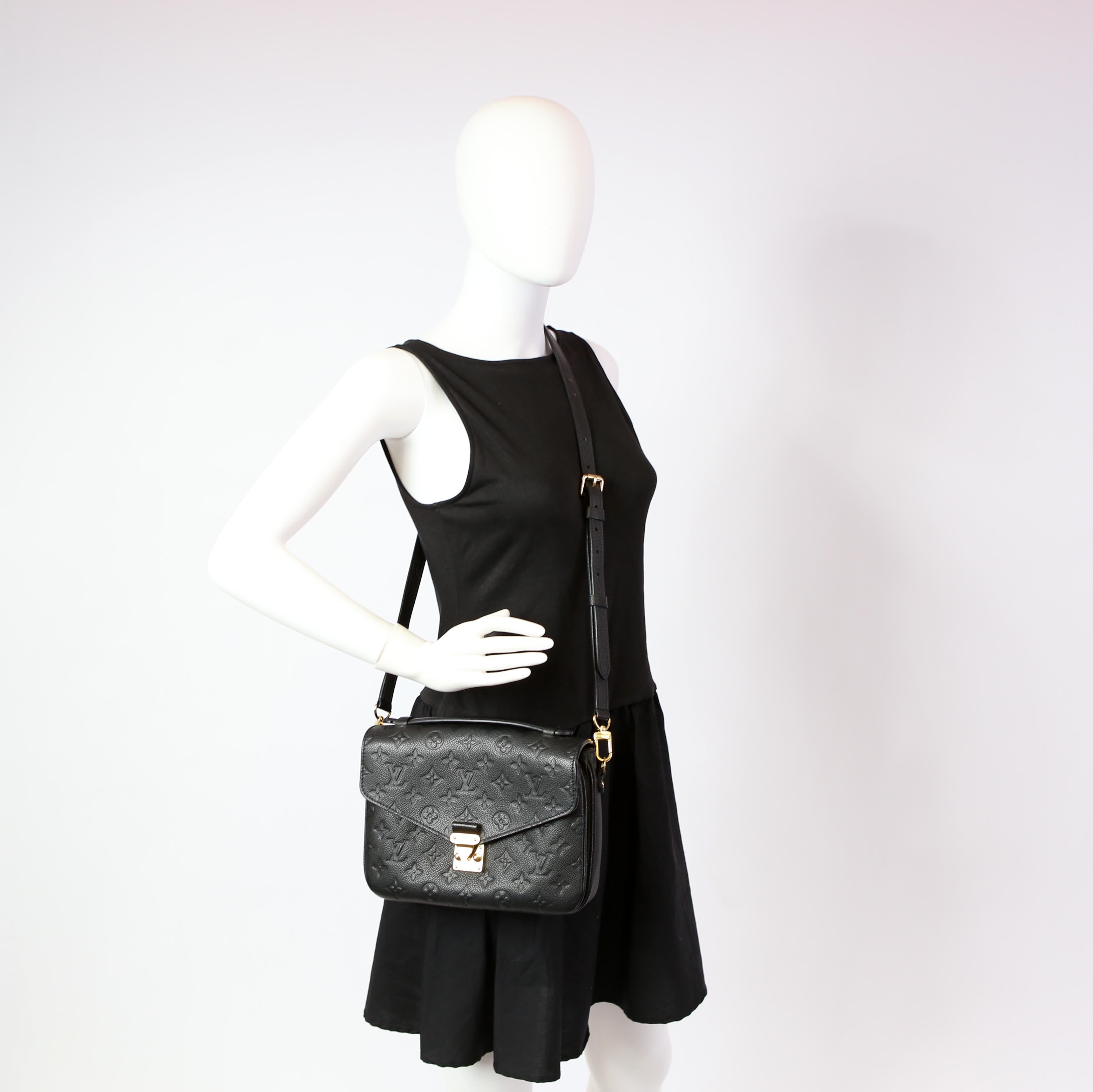 Pochette Metis Empreinte Black