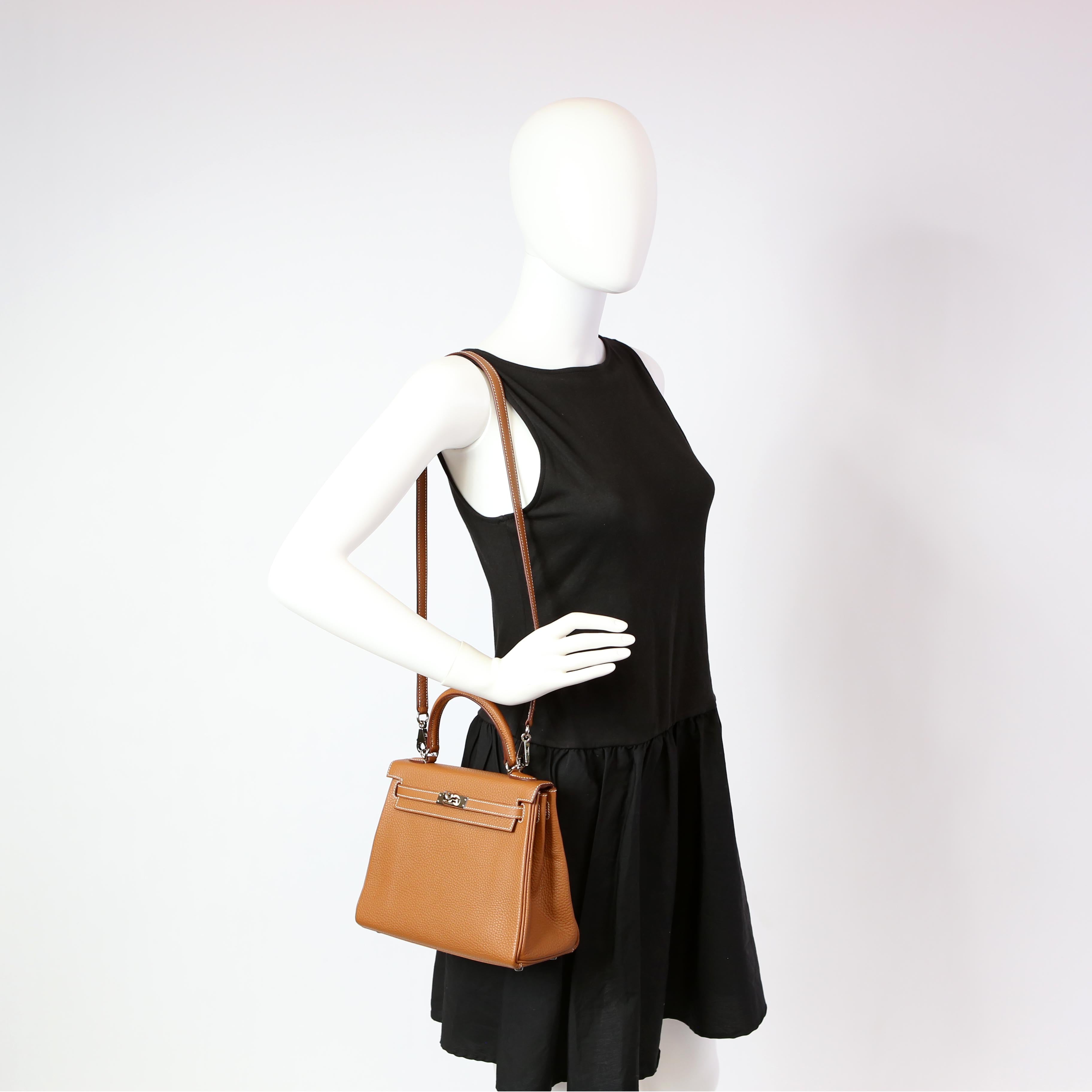 Hermes Kelly Retourne 25 Togo Gold/Palladium 2023