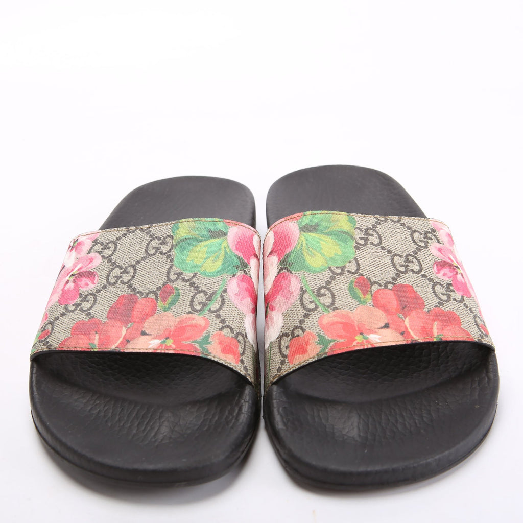 GG Blooms Slides Size 37 Beige/Pink