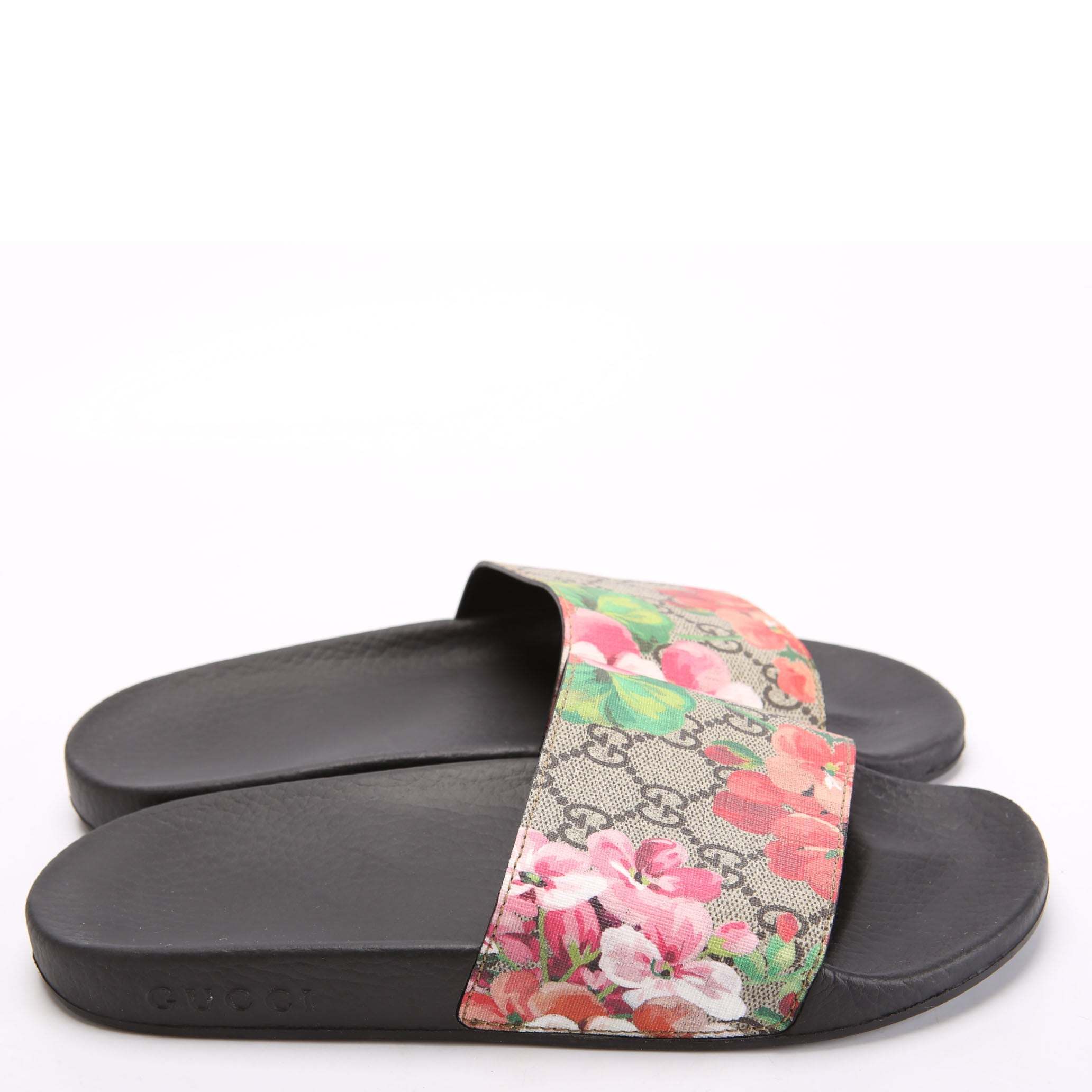 GG Blooms Slides Size 37 Beige/Pink