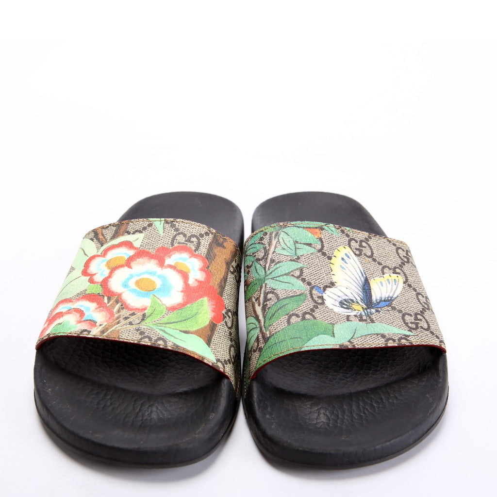 GG Tian Slides Size 38 Beige/Multicolor