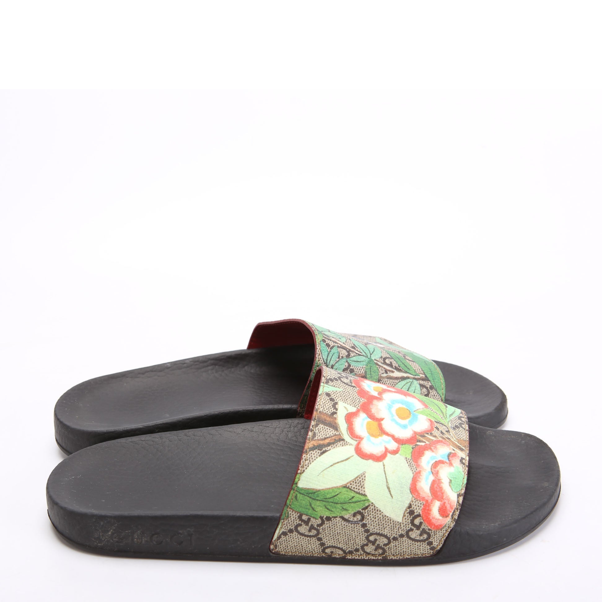 GG Tian Slides Size 38 Beige/Multicolor