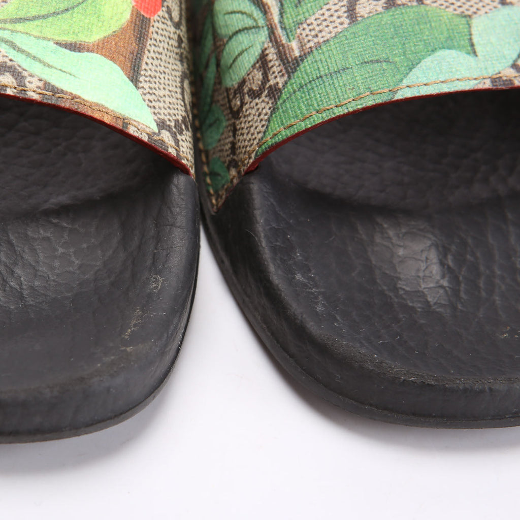GG Tian Slides Size 38 Beige/Multicolor