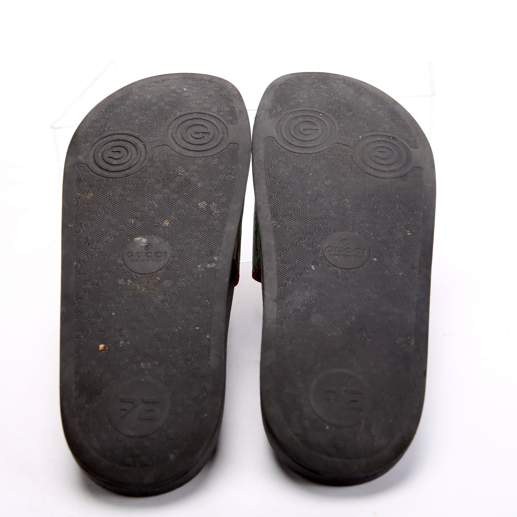 GG Tian Slides Size 38 Beige/Multicolor