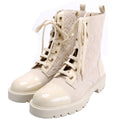 Territory Flat Ranger Boots Suede/Patent Size 41