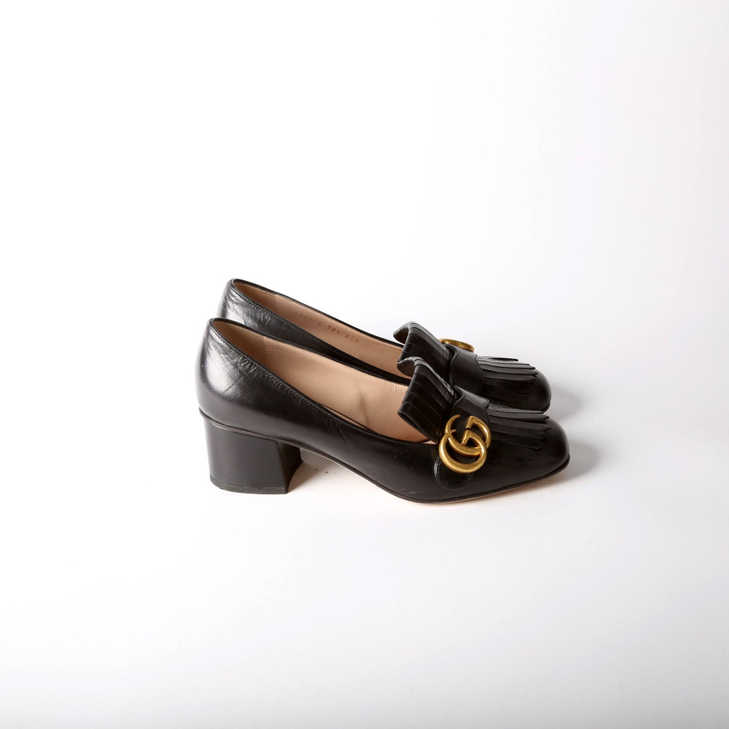 GG Marmont Fringe Loafers Size 38.5