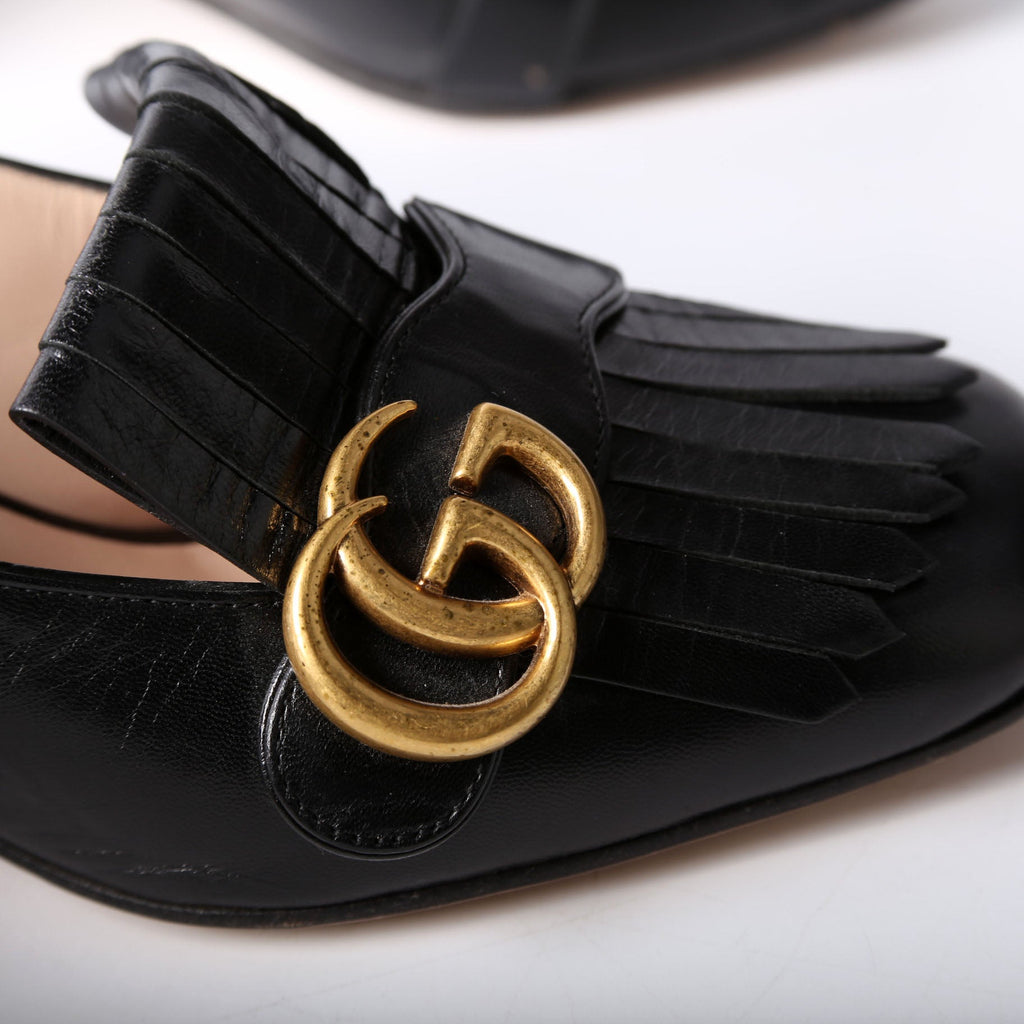 GG Marmont Fringe Loafers Size 38.5
