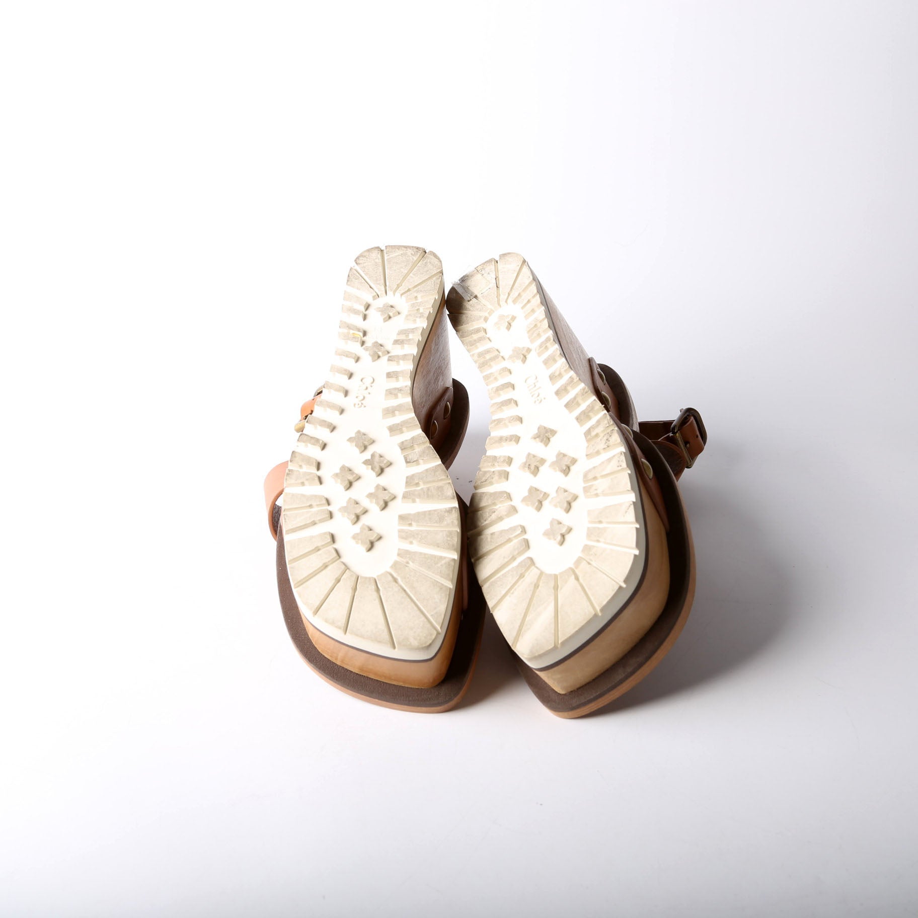 Woody Platform Wedge Size 38 Brown