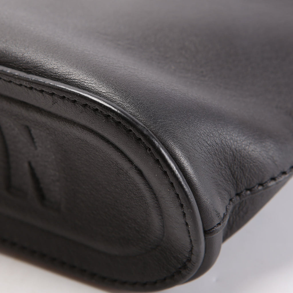 Pochette Cosmo Leather Black