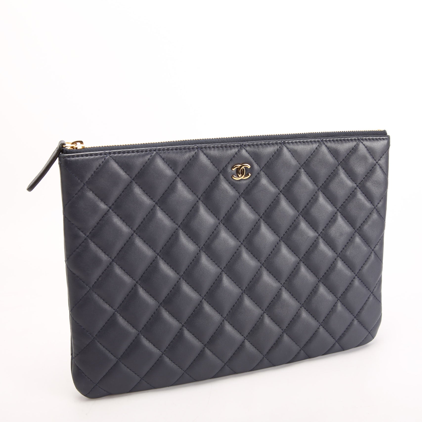 O Case Medium Lambskin Blue