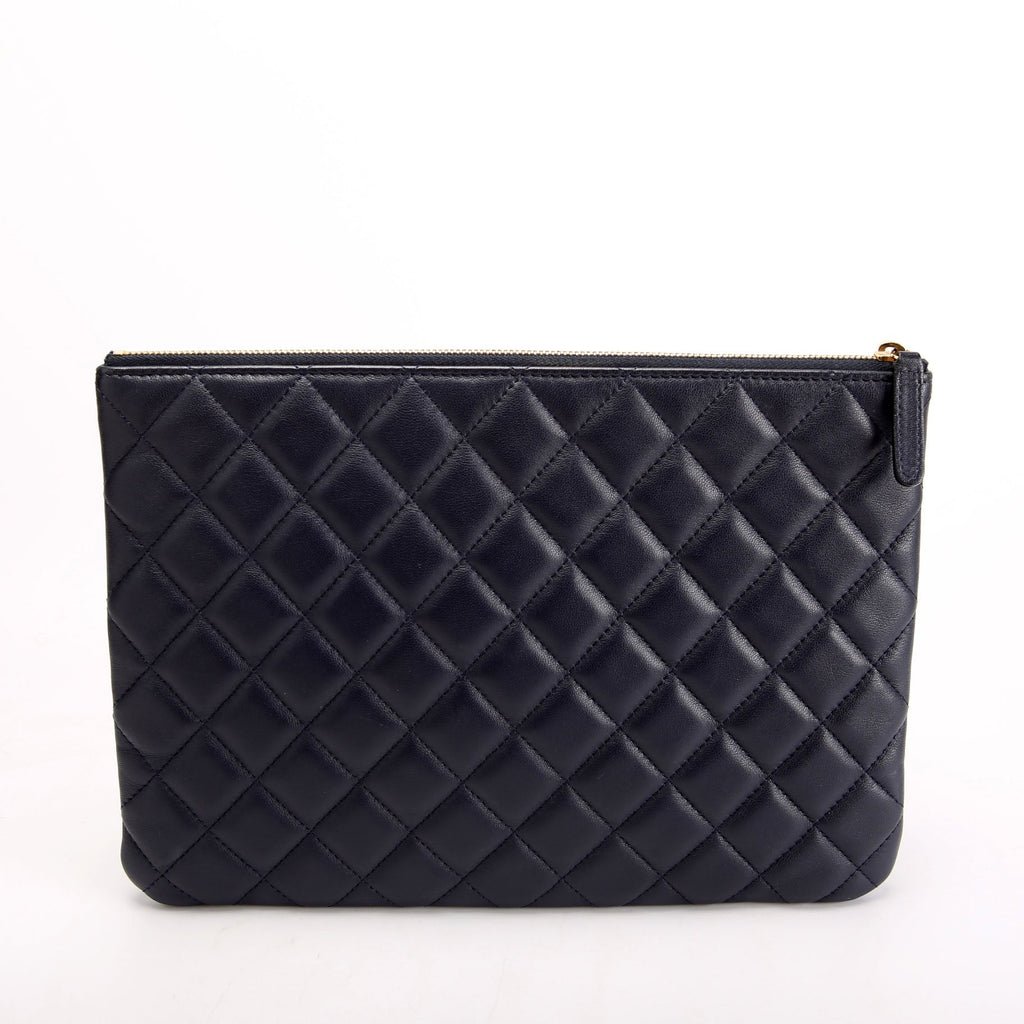 O Case Medium Lambskin Blue