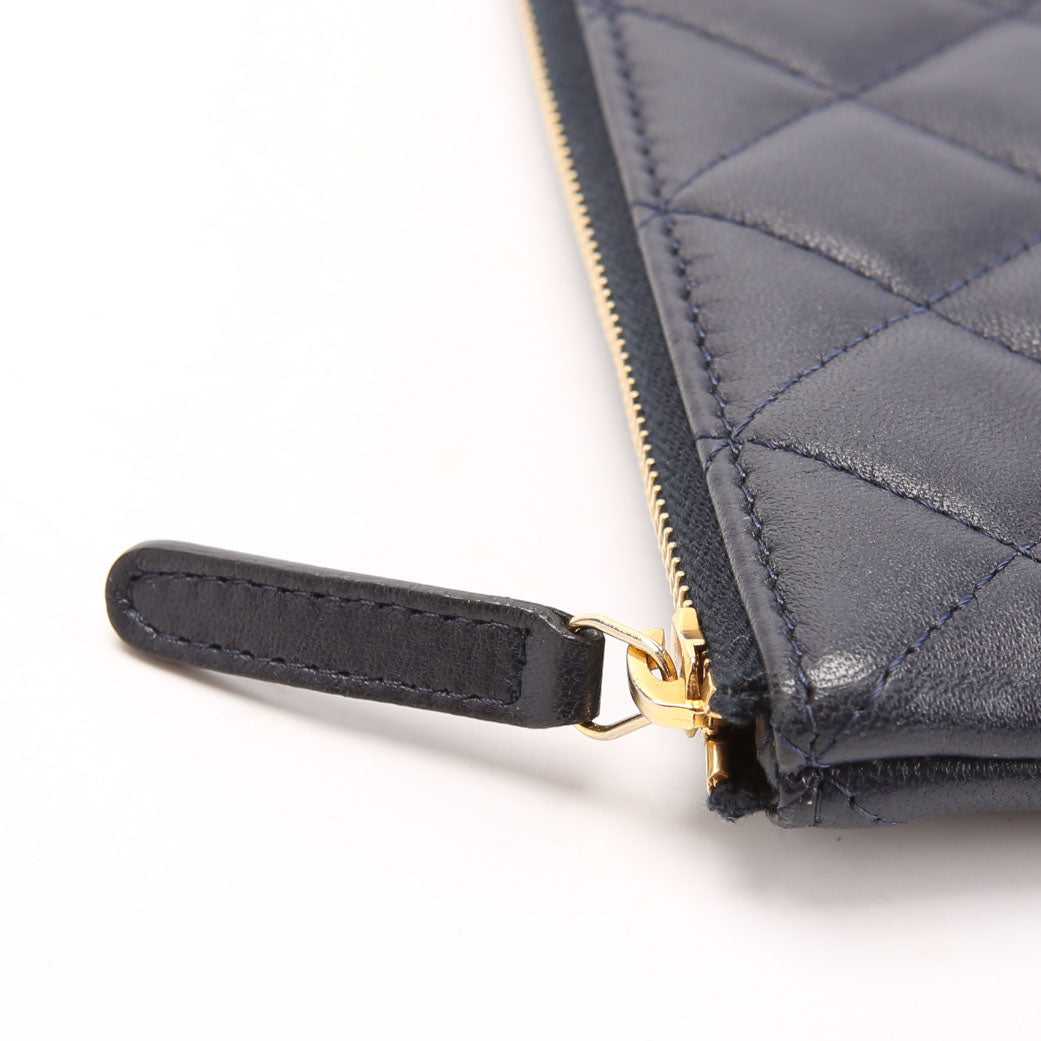 O Case Medium Lambskin Blue