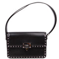 Rockstud23 East-West Shoulder Bag Black