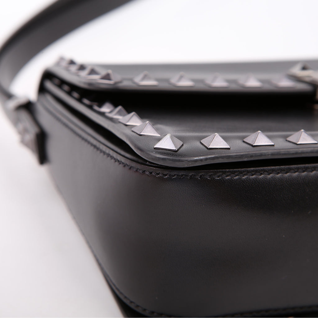 Rockstud23 East-West Shoulder Bag Black