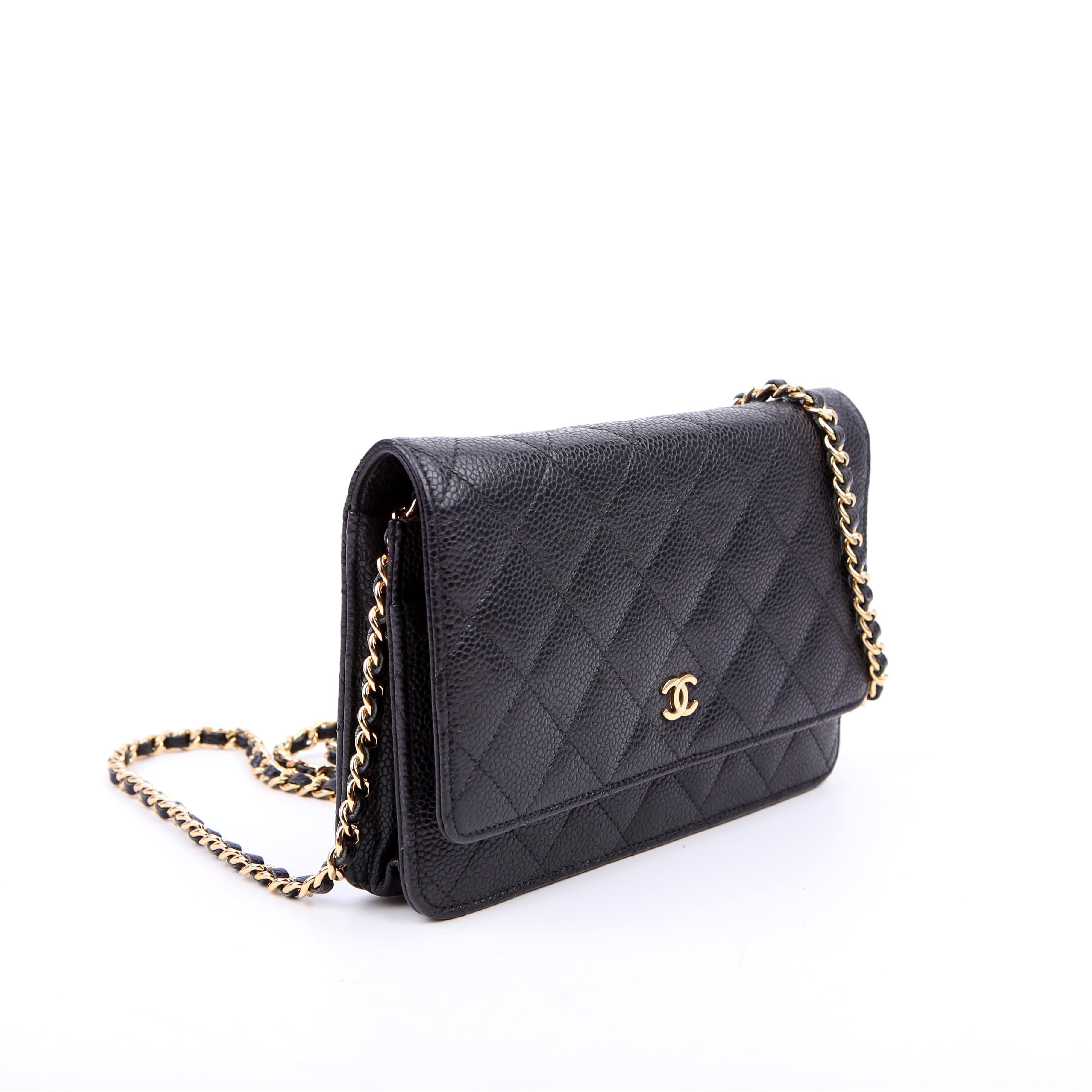 WOC Classic Quilted Caviar 20M Black