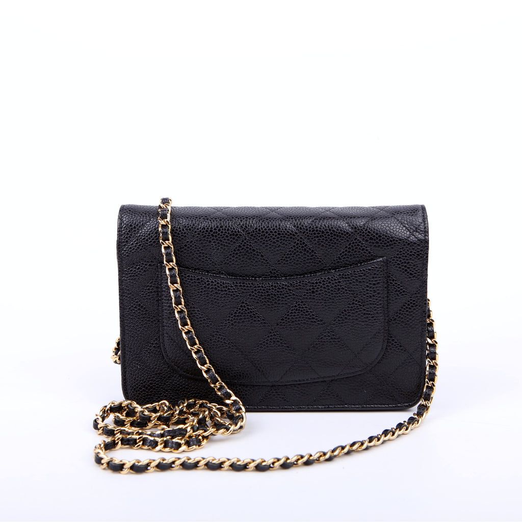 WOC Classic Quilted Caviar 20M Black