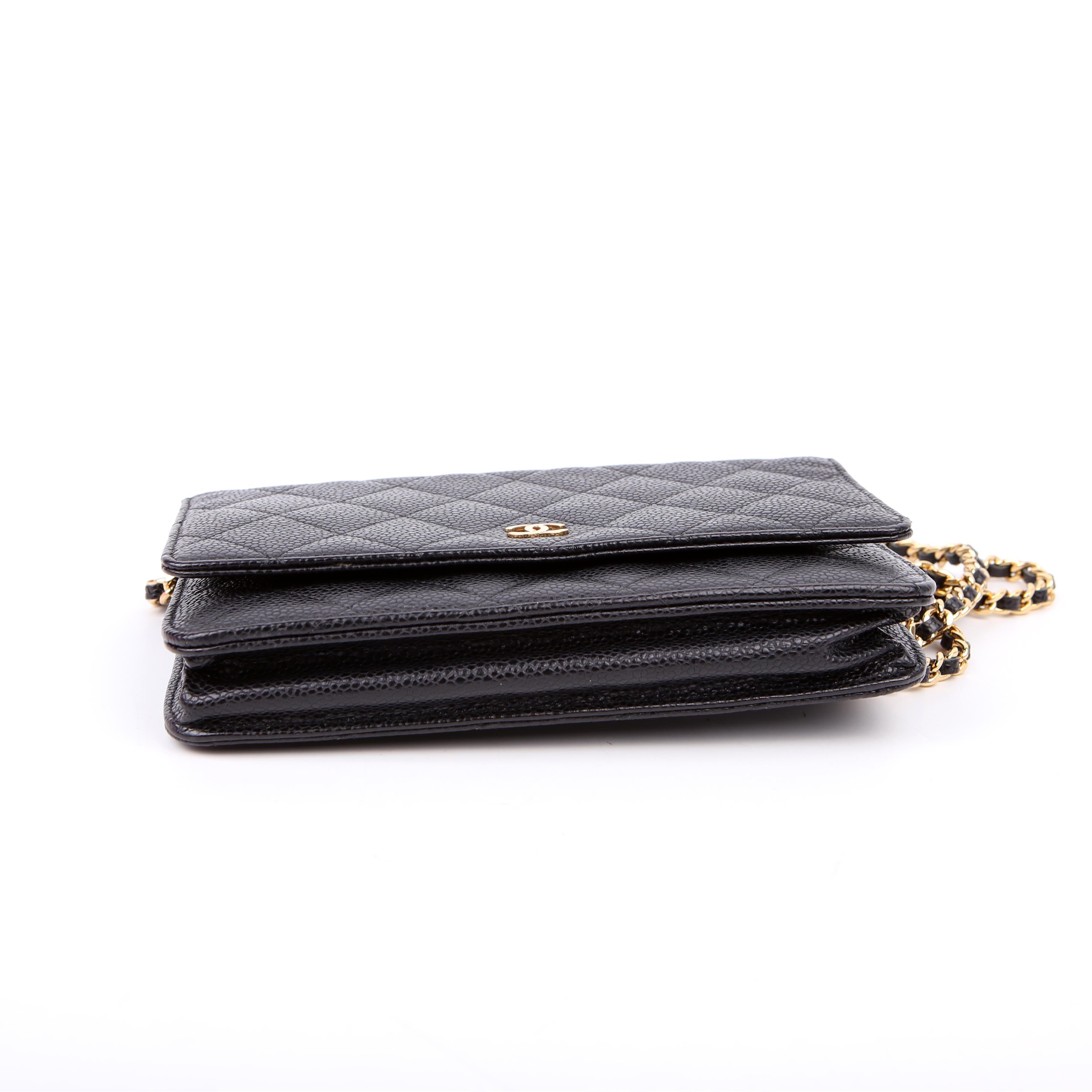 WOC Classic Quilted Caviar 20M Black