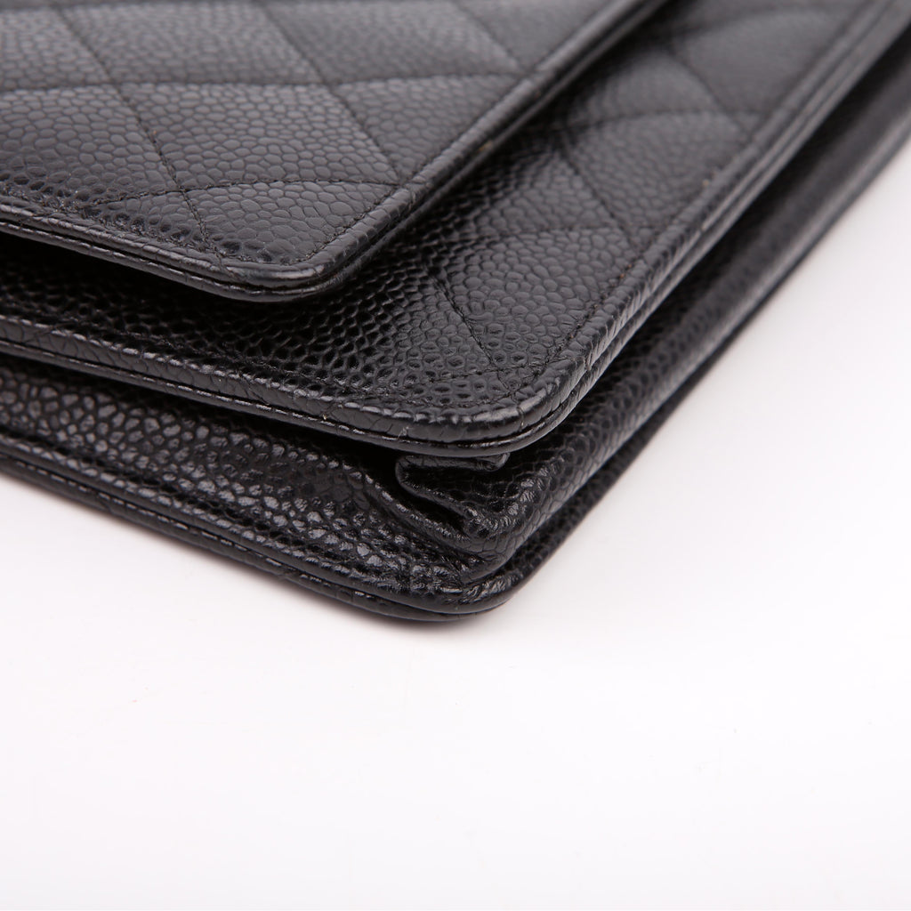 WOC Classic Quilted Caviar 20M Black