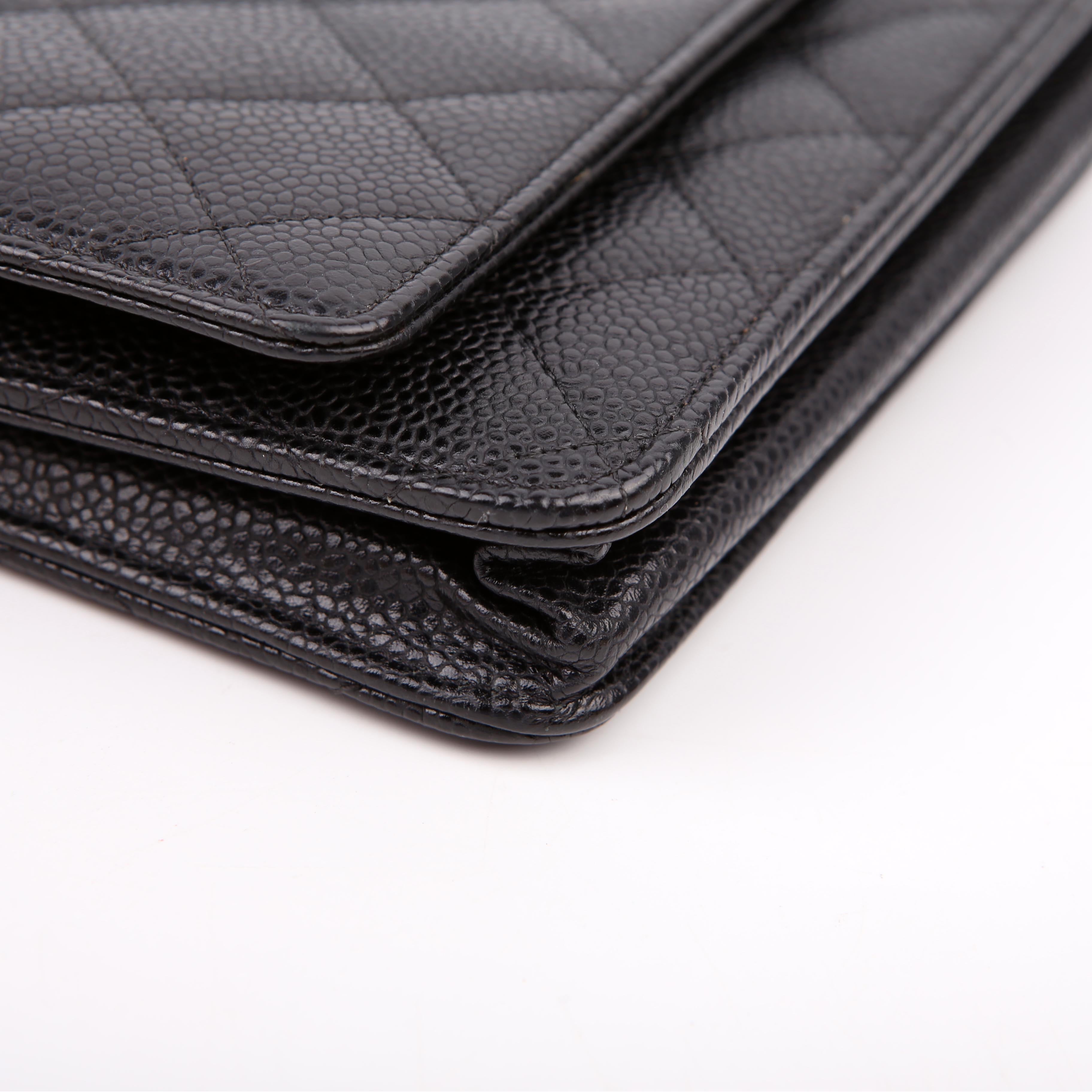 WOC Classic Quilted Caviar 20M Black