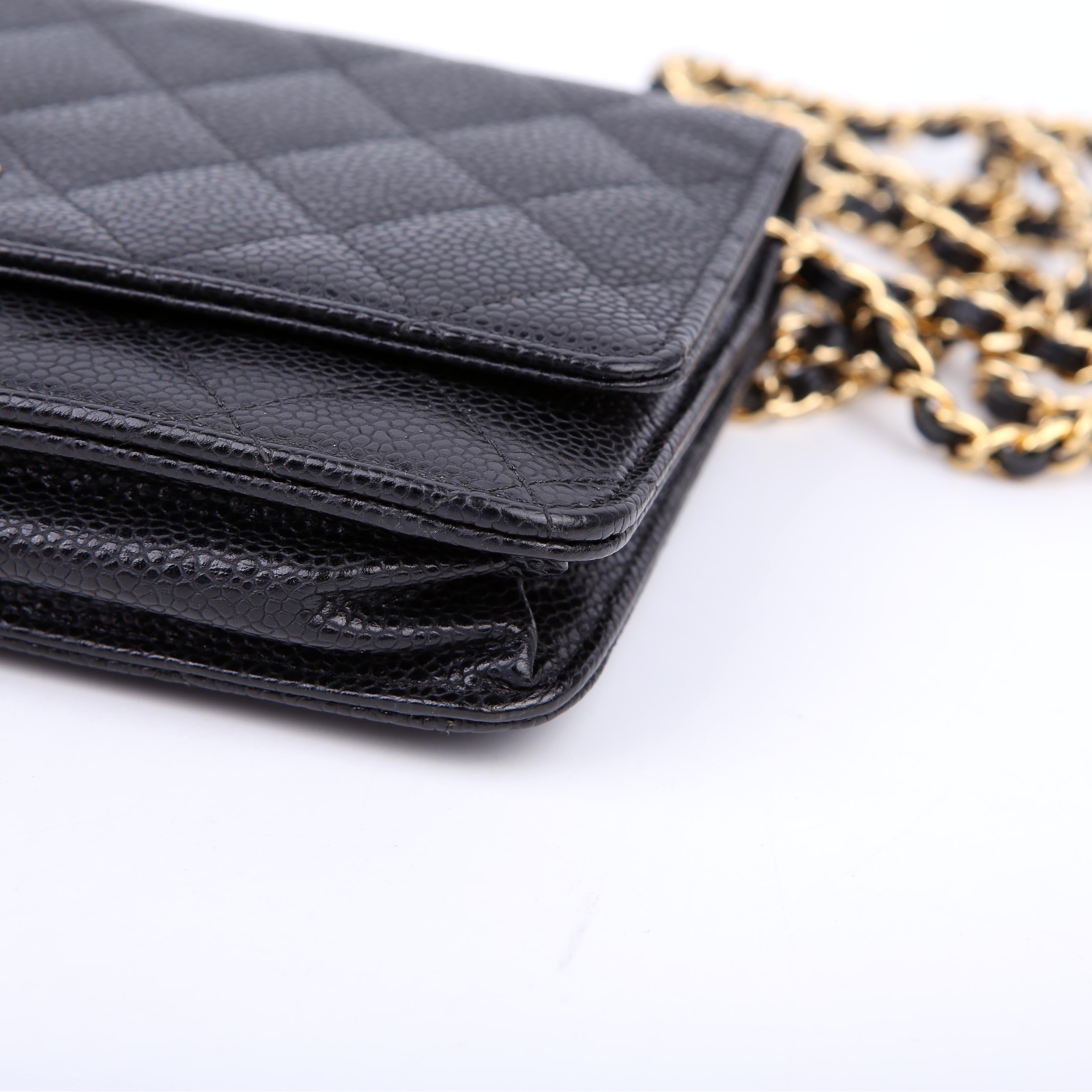 WOC Classic Quilted Caviar 20M Black