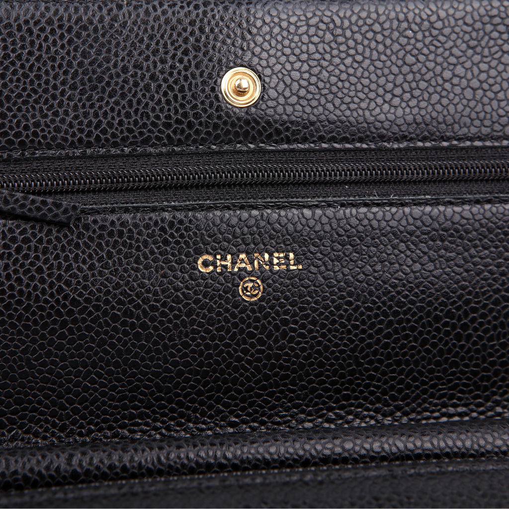 WOC Classic Quilted Caviar 20M Black