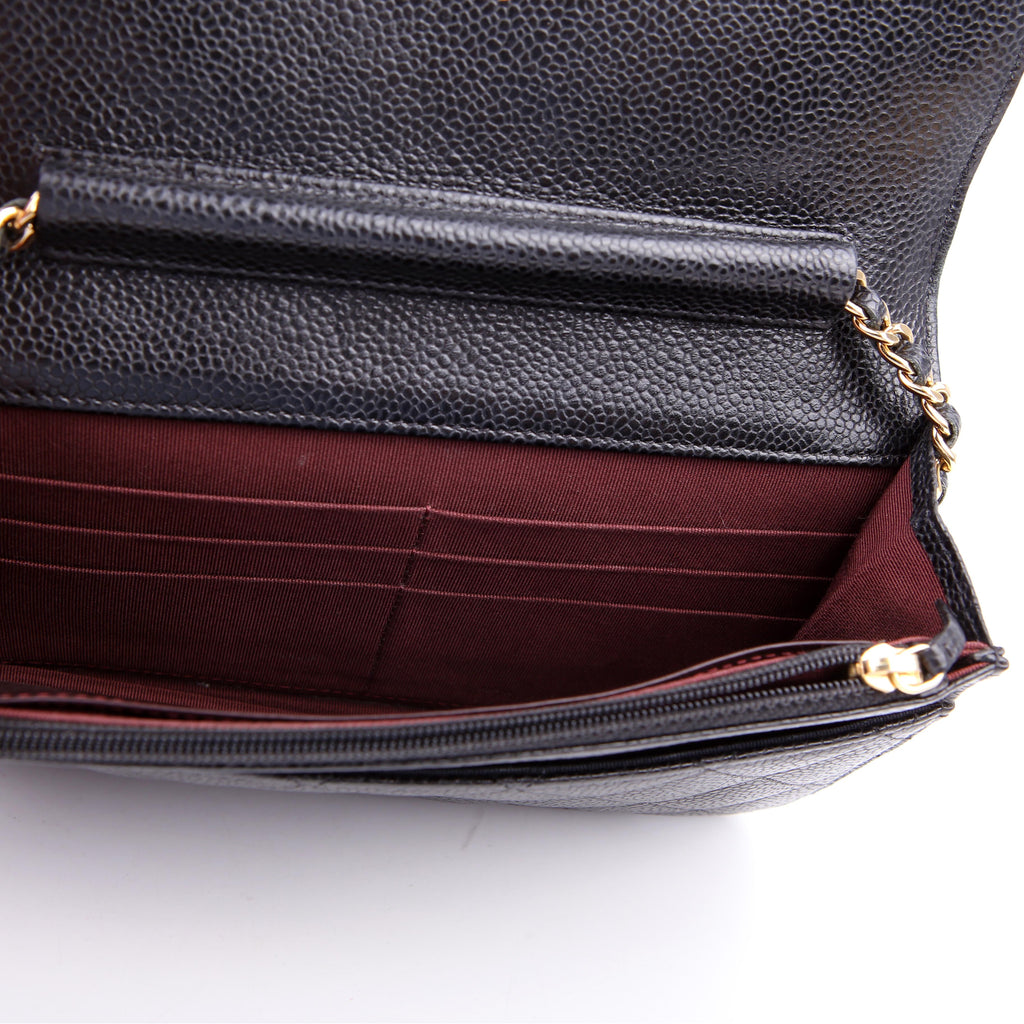 WOC Classic Quilted Caviar 20M Black