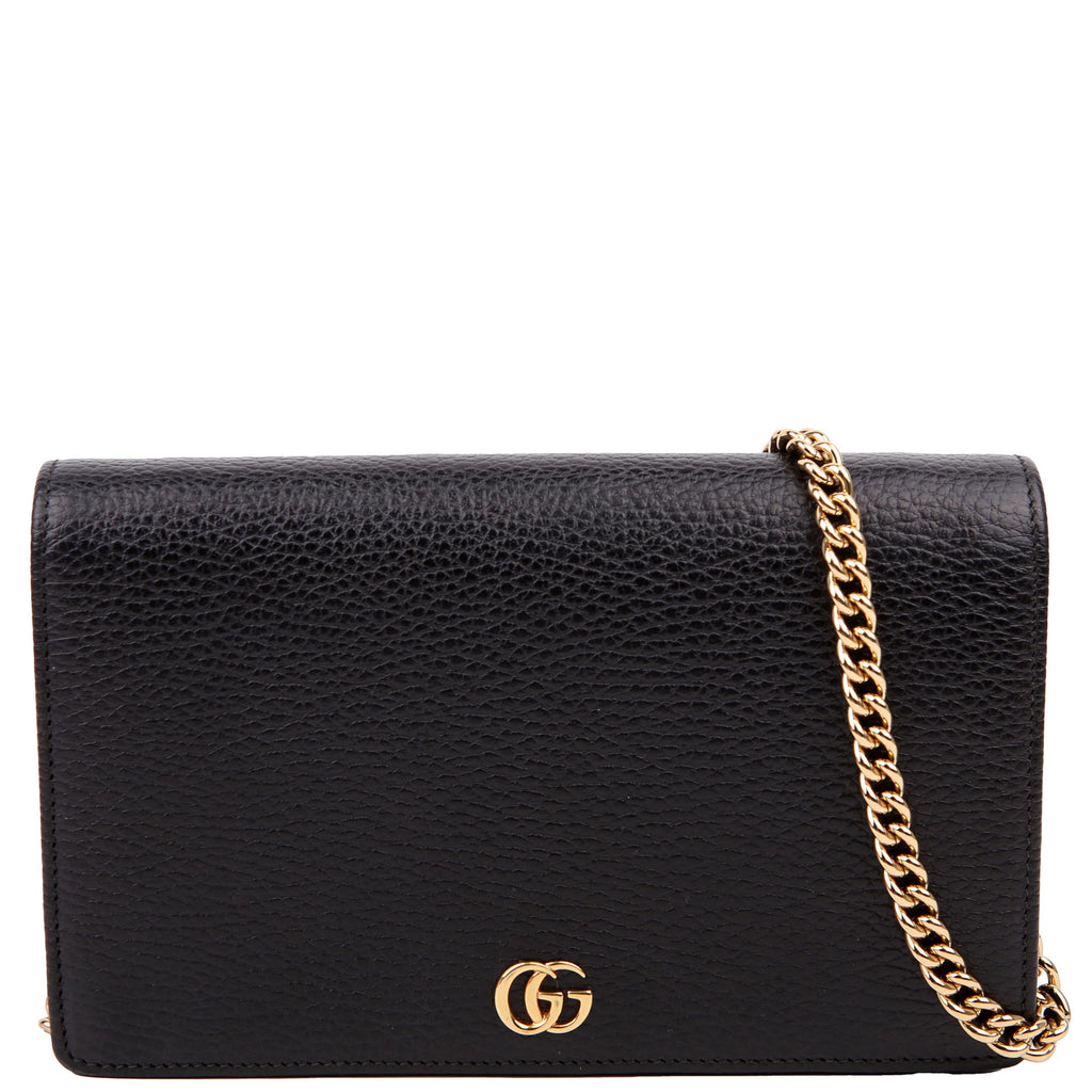 497985 Marmont Mini Chain Bag Black