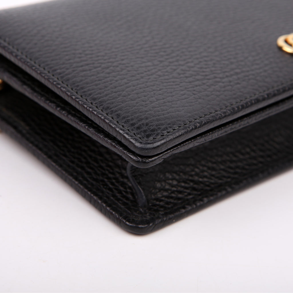 497985 Marmont Mini Chain Bag Black