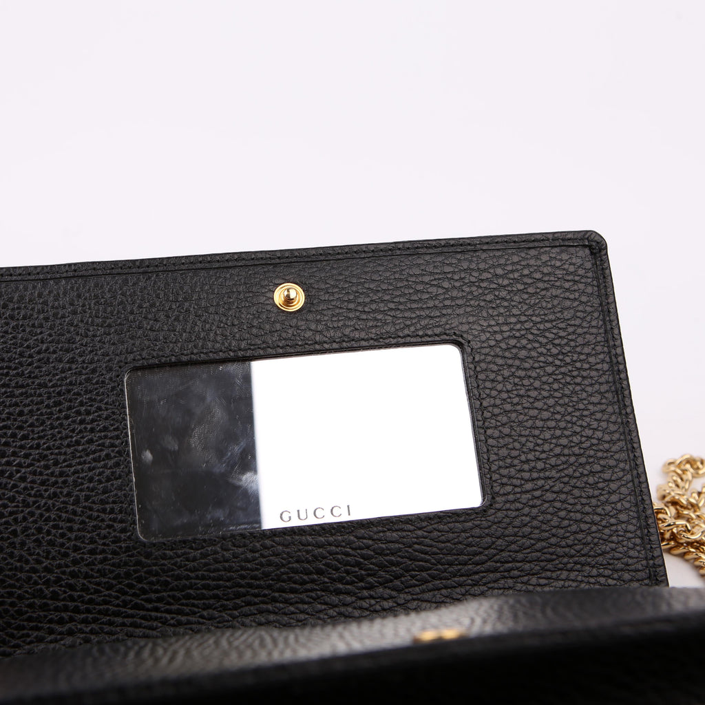497985 Marmont Mini Chain Bag Black