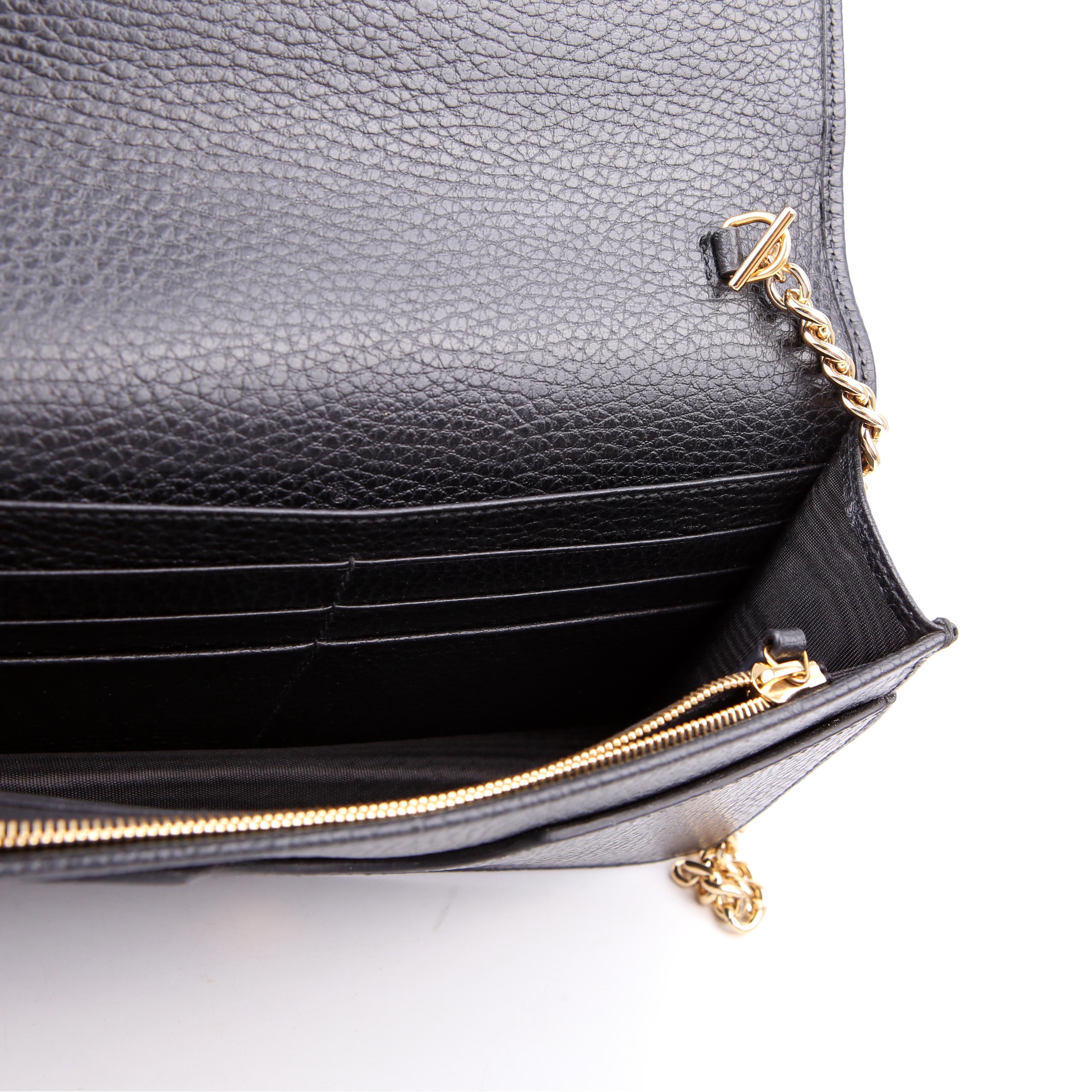 497985 Marmont Mini Chain Bag Black