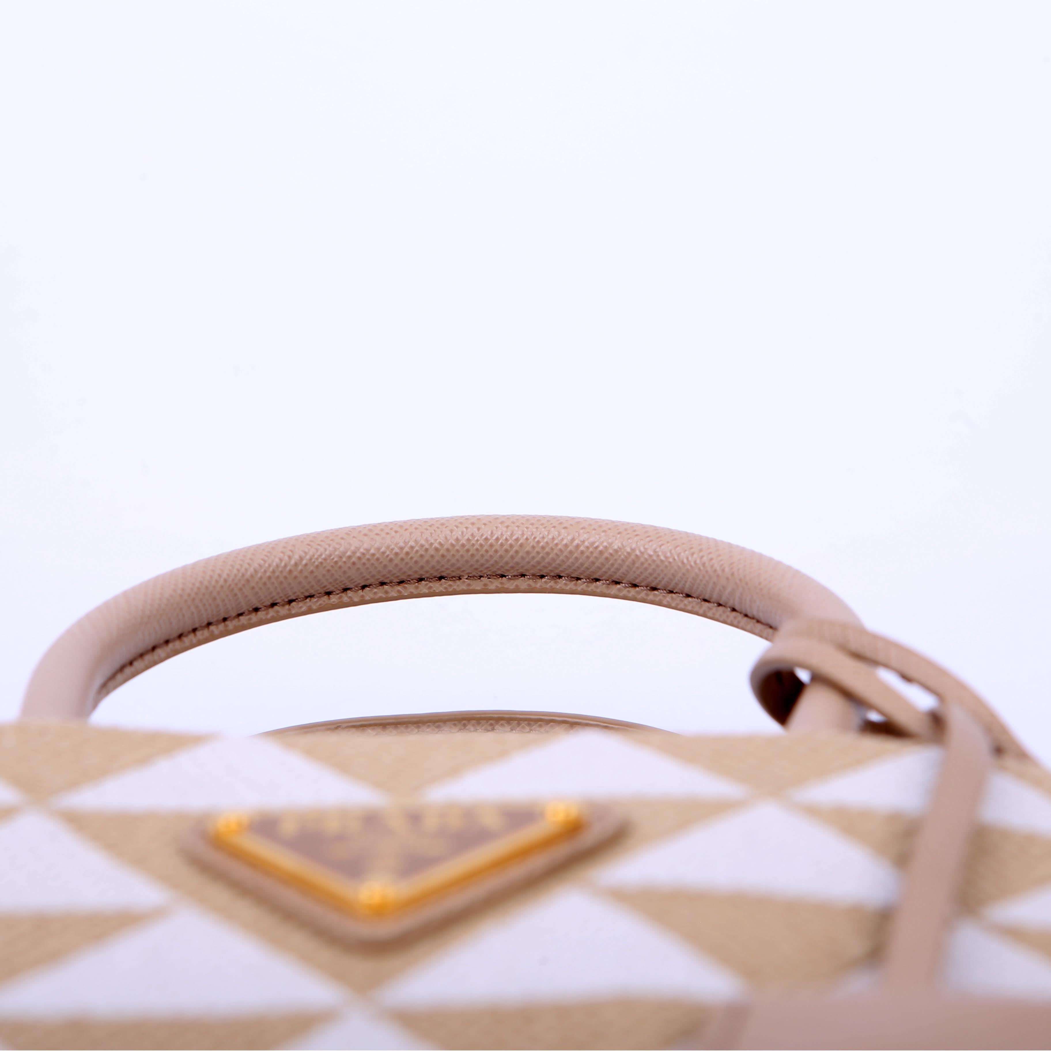 Prada 1BA355 Symbole Jacquard Fabric Mini Bag
