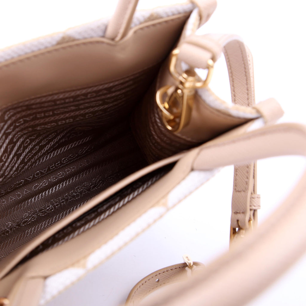 Prada 1BA355 Symbole Jacquard Fabric Mini Bag