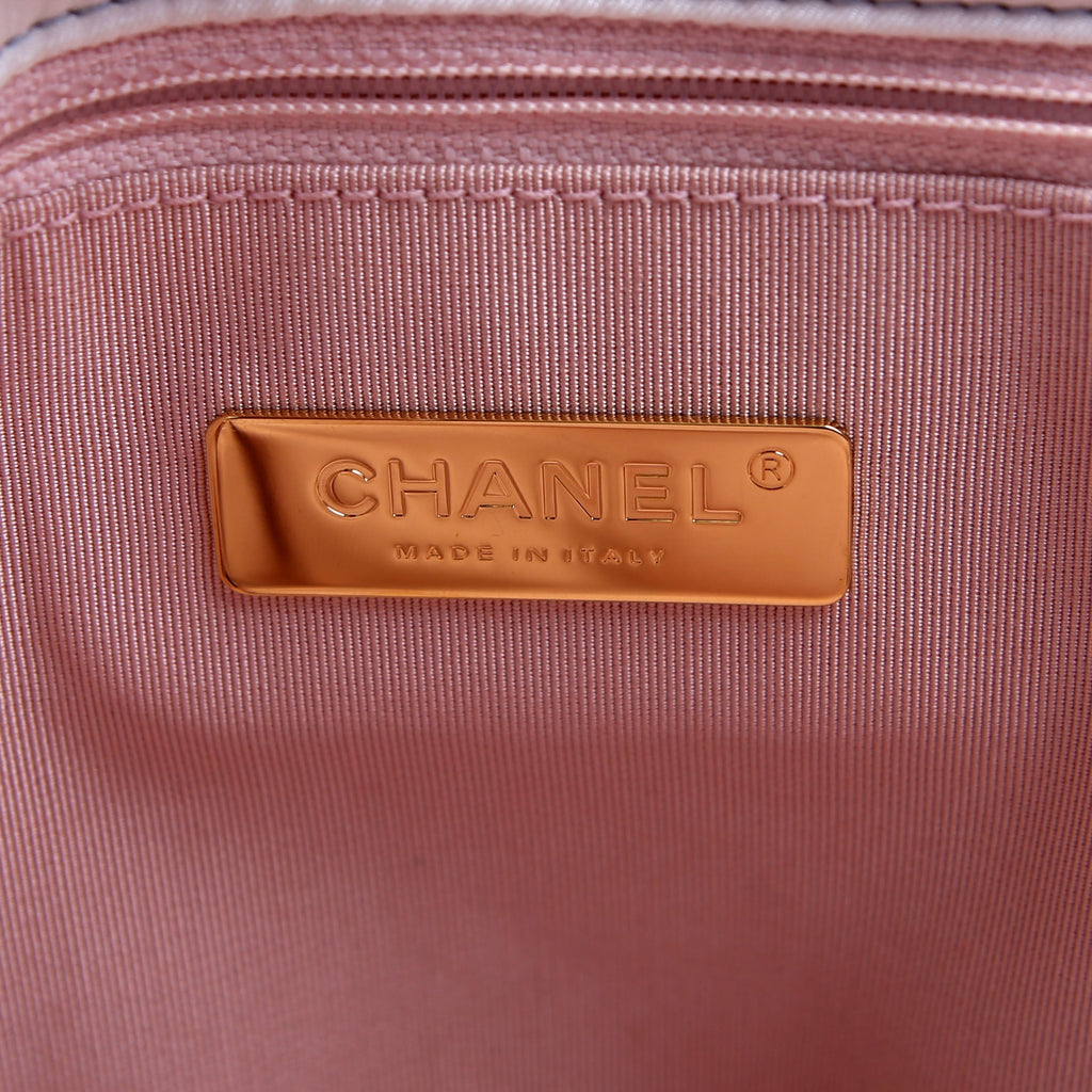 Chanel 19 Maxi Flap Silk Scarf Multicolor