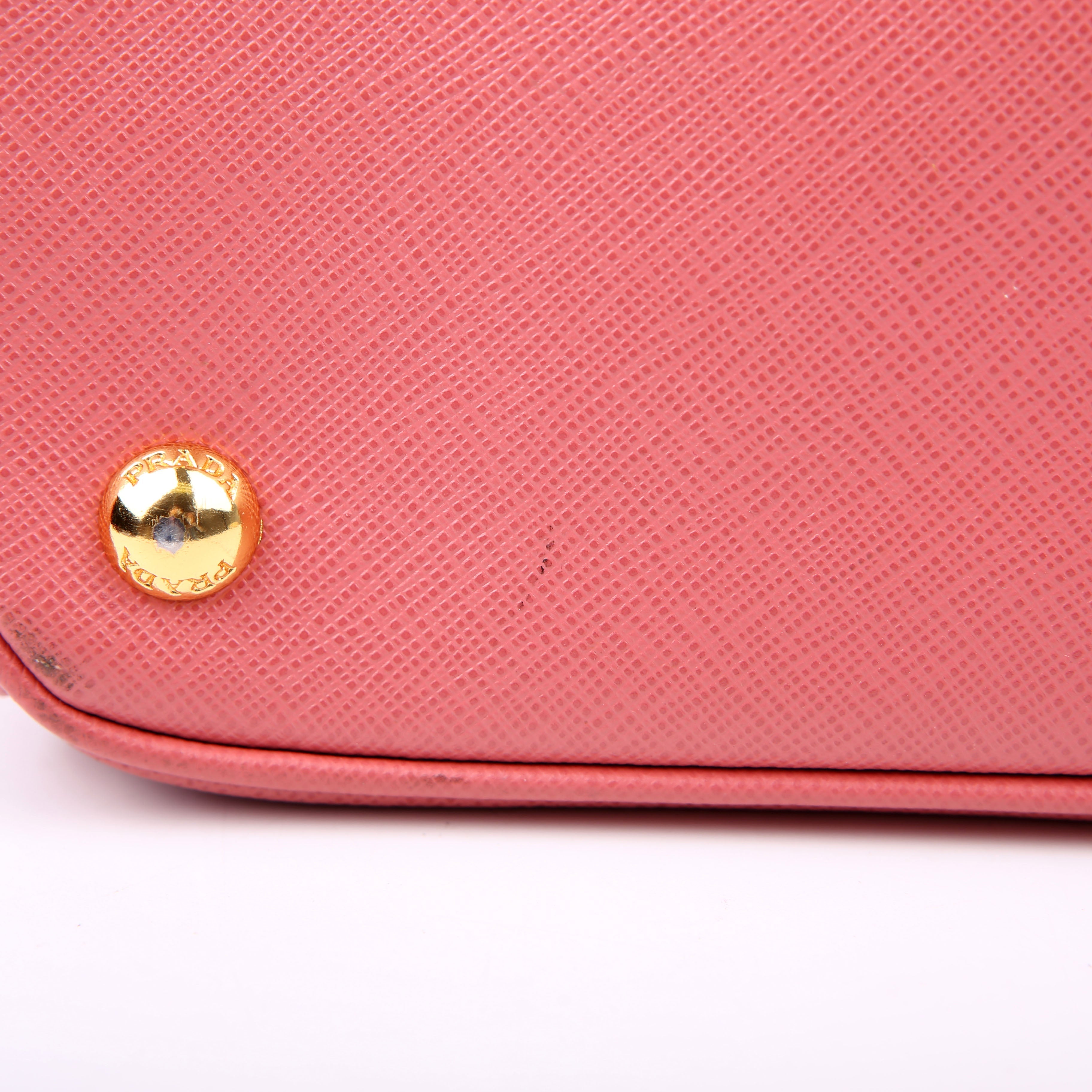 Prada Saffiano Galleria Small Pink