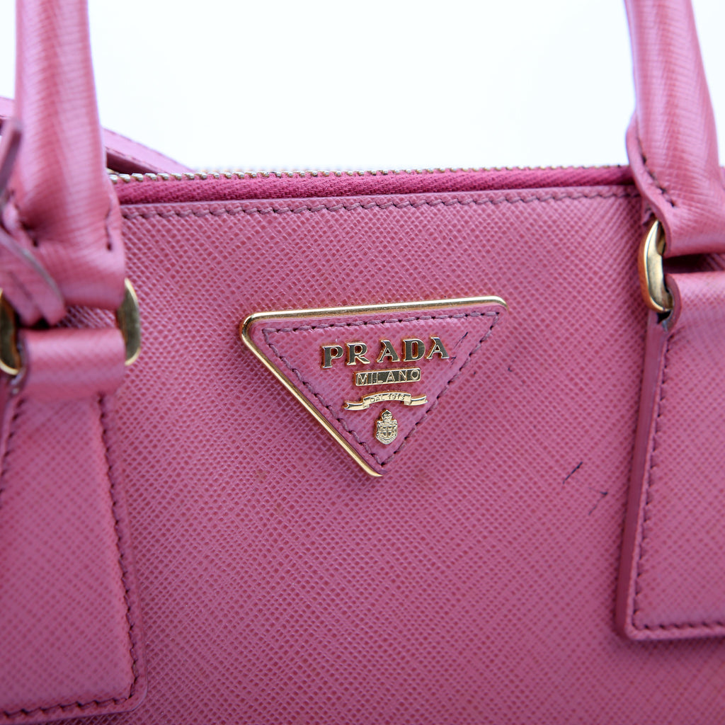 Prada Saffiano Galleria Small Pink