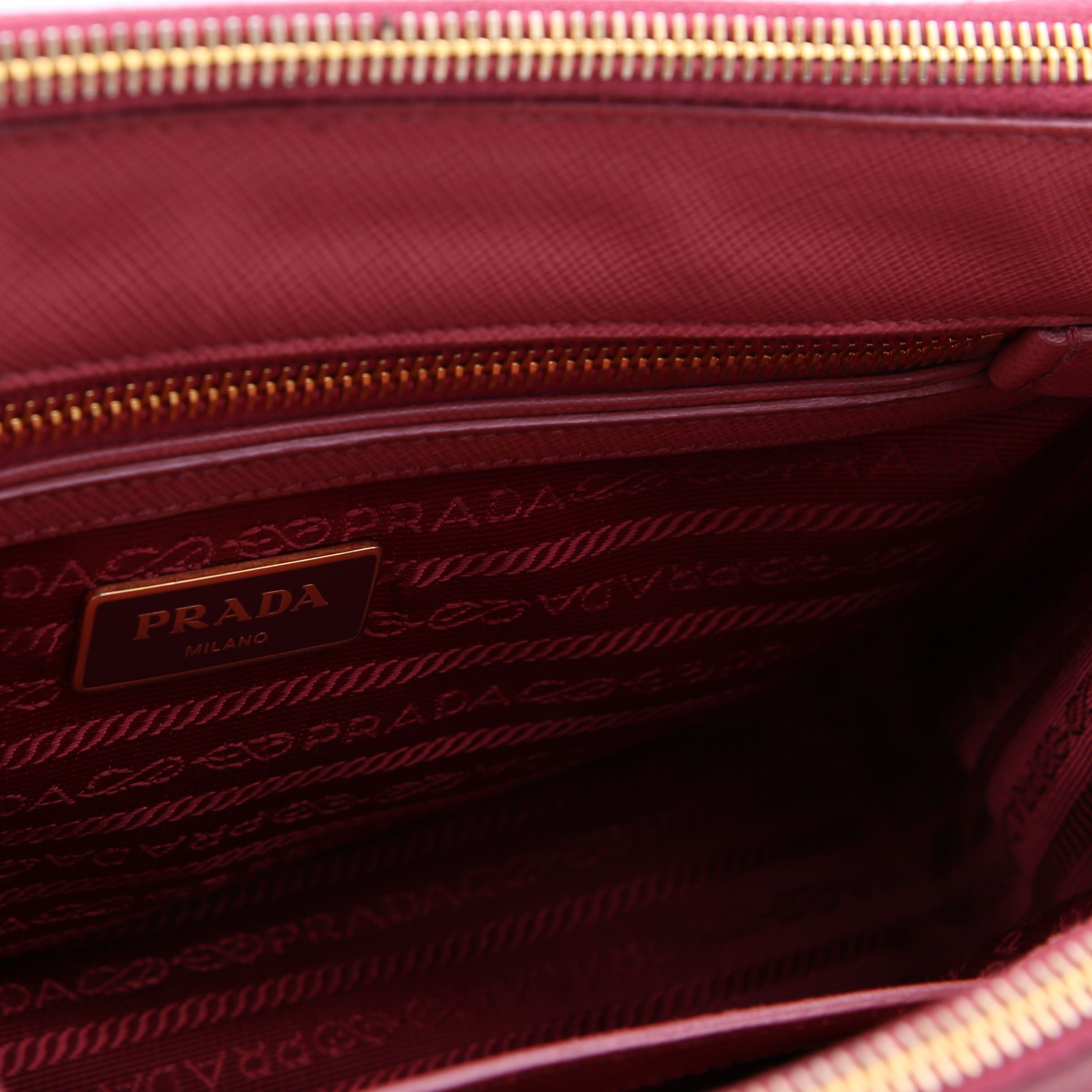 Prada Saffiano Galleria Small Pink