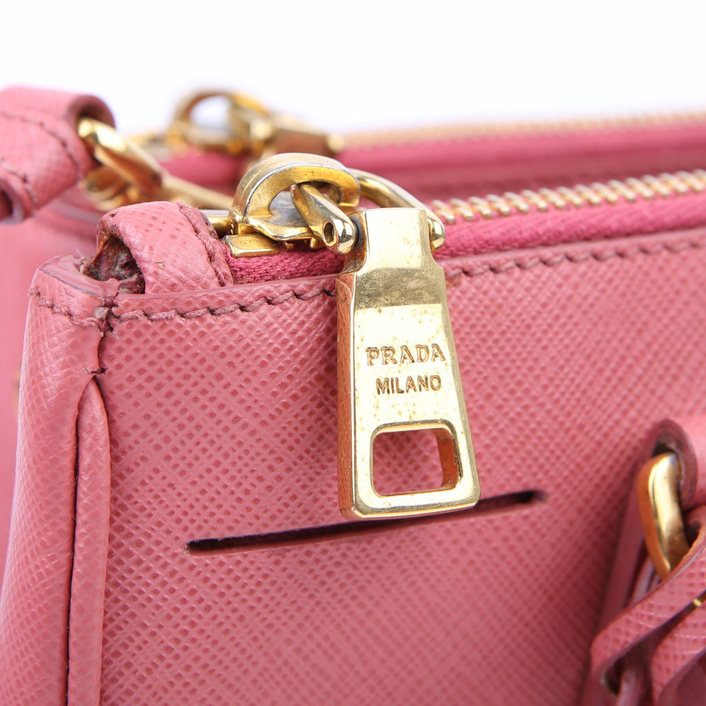 Prada Saffiano Galleria Small Pink