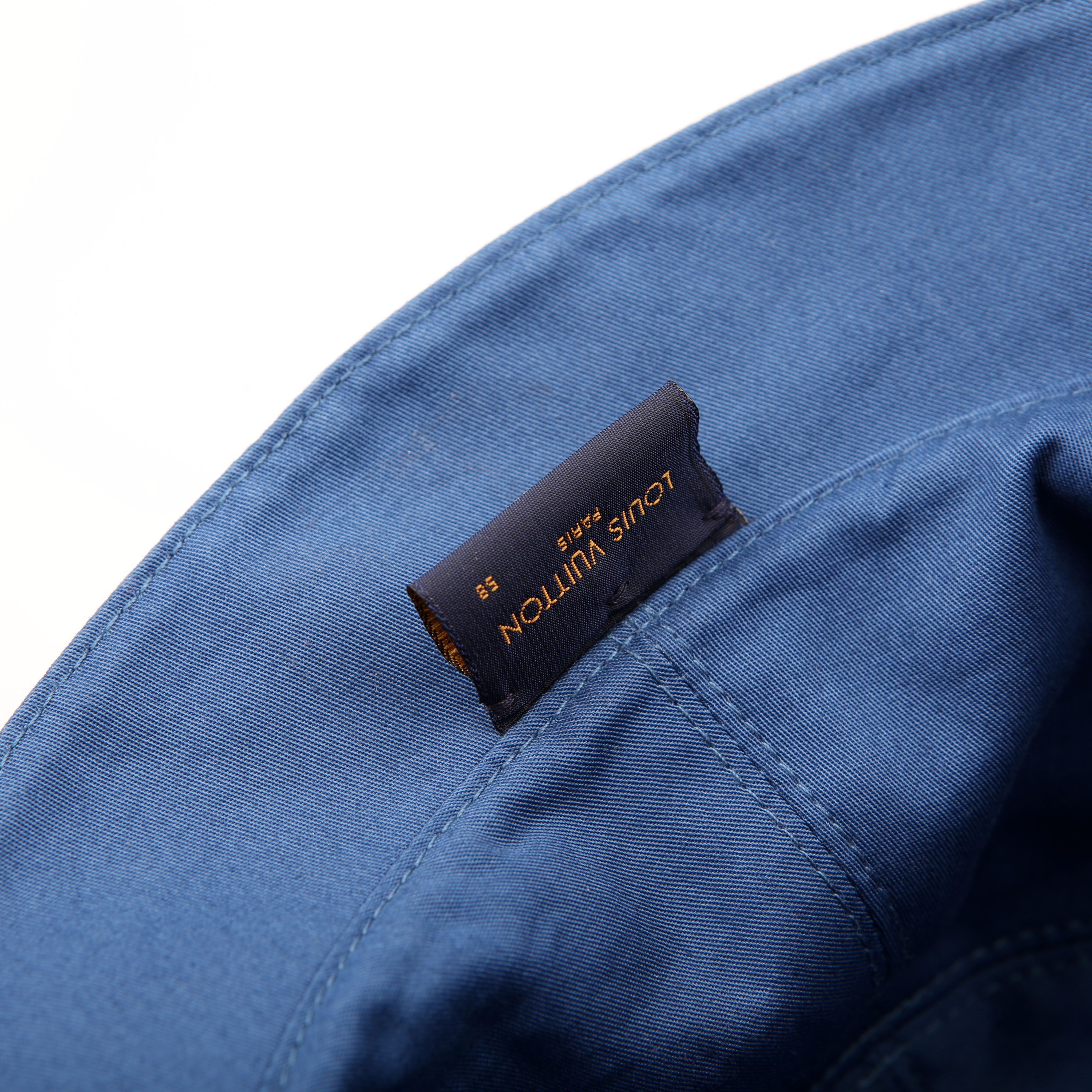 Denim Monogram Bucket Hat Medium Blue