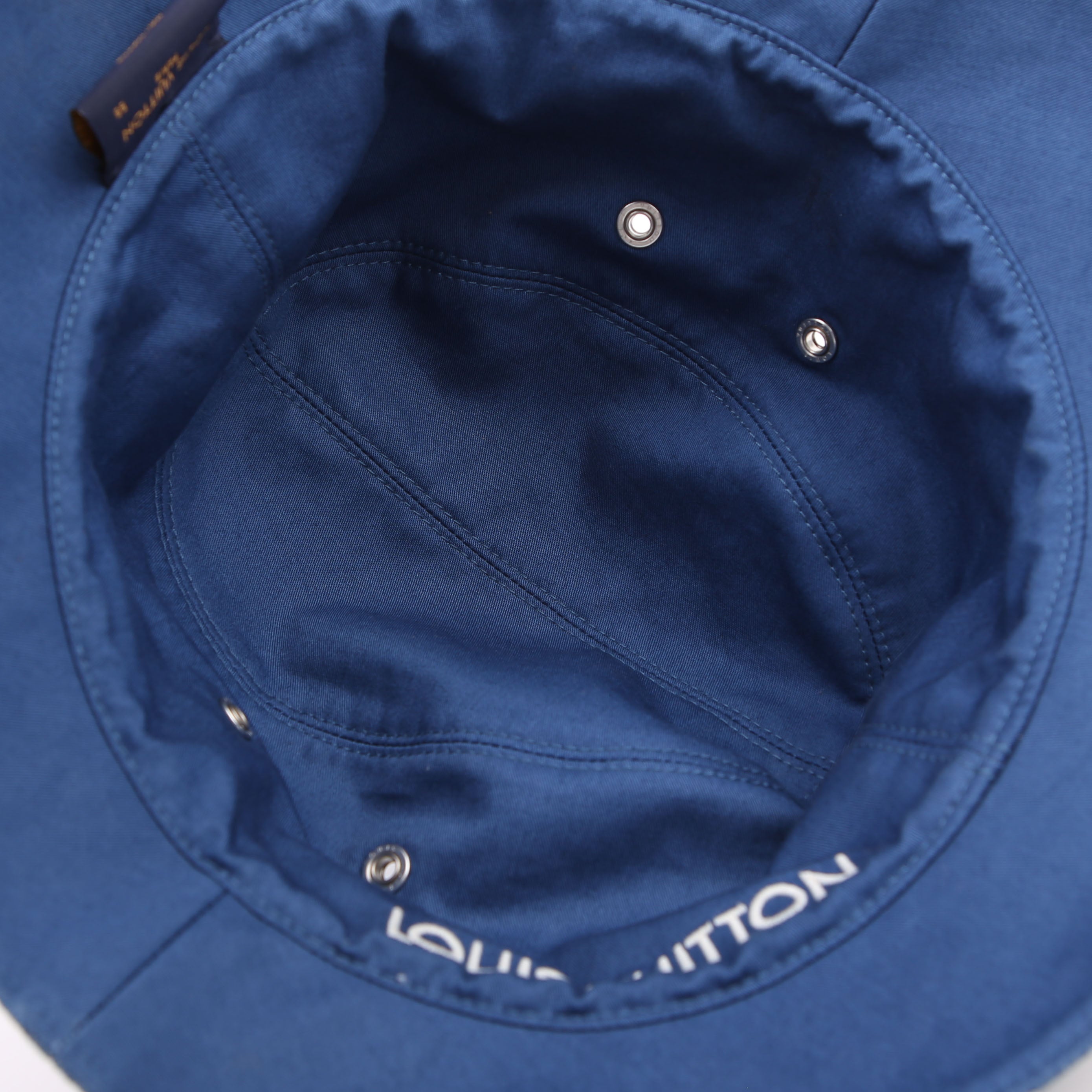 Denim Monogram Bucket Hat Medium Blue