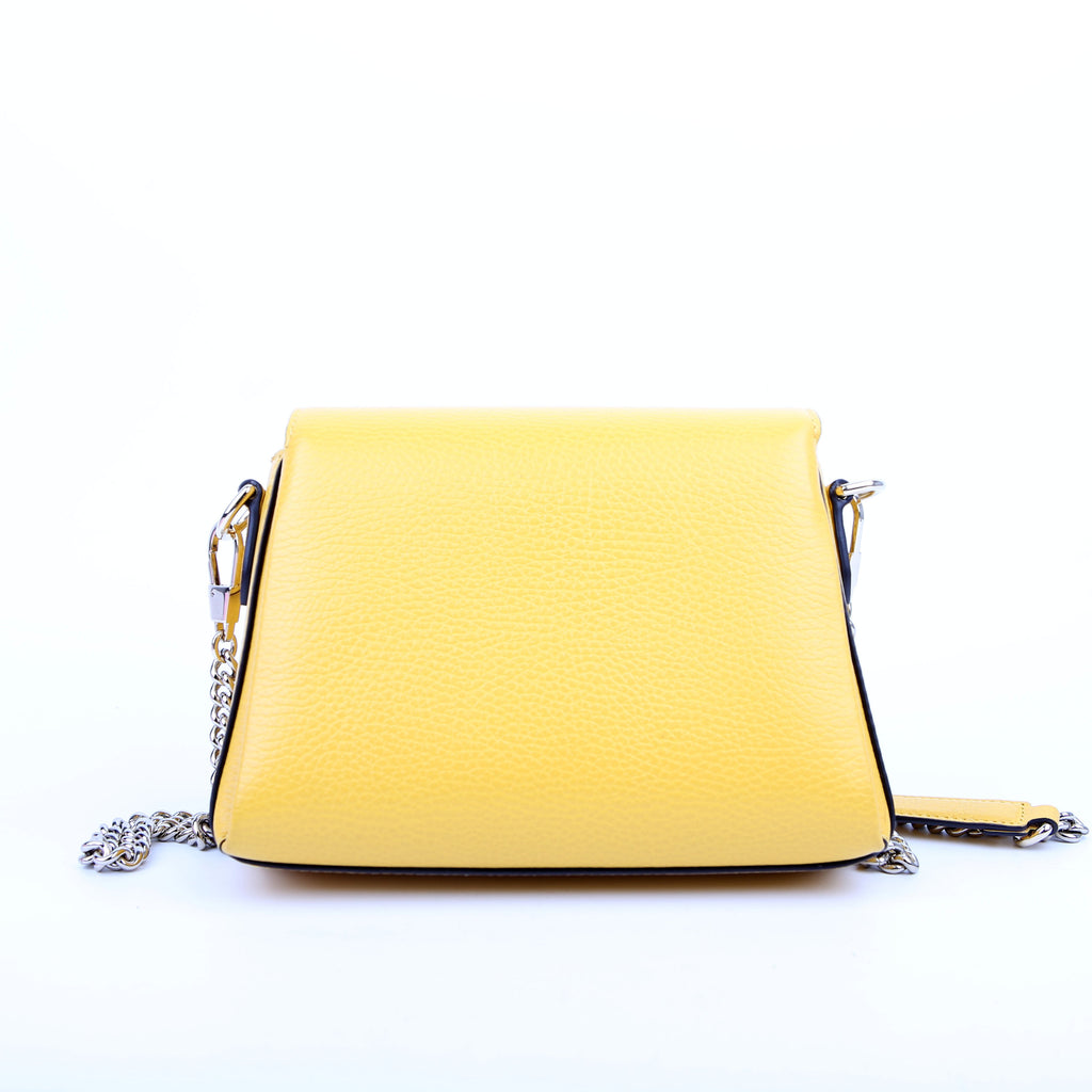 Gucci 607720 Interlocking Small Crossbody Yellow
