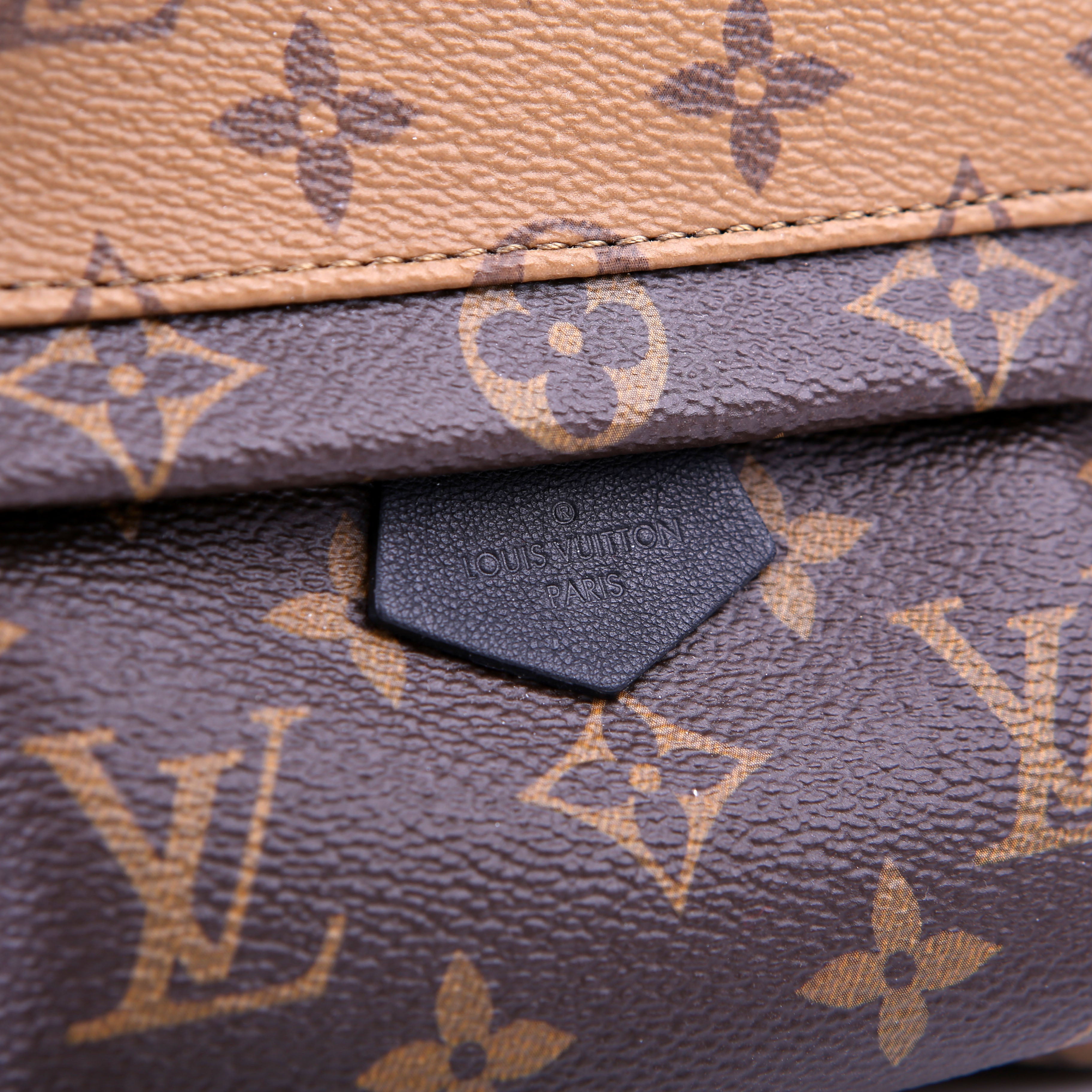 Palm Springs Mini Reverse Monogram Black