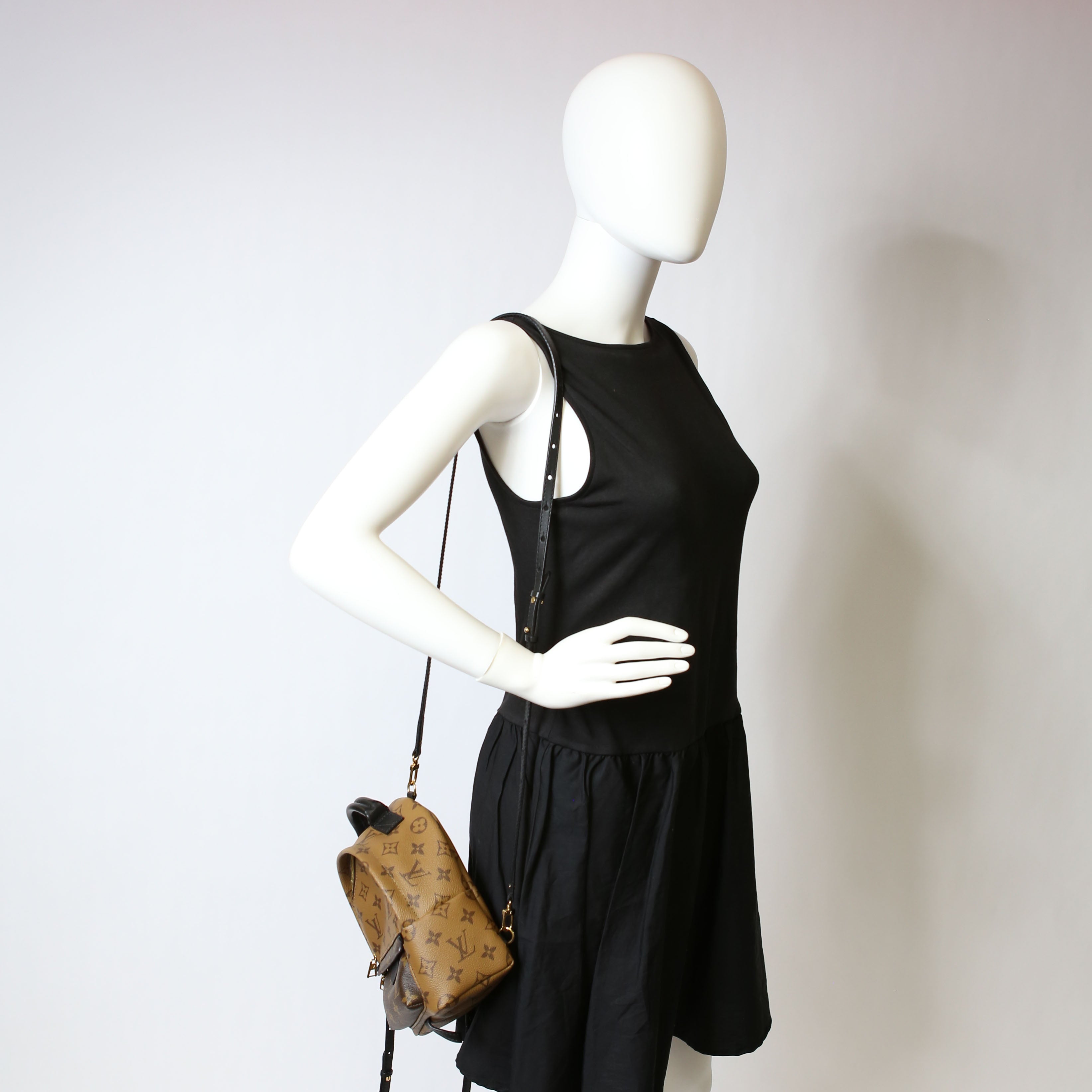 Palm Springs Mini Reverse Monogram Black