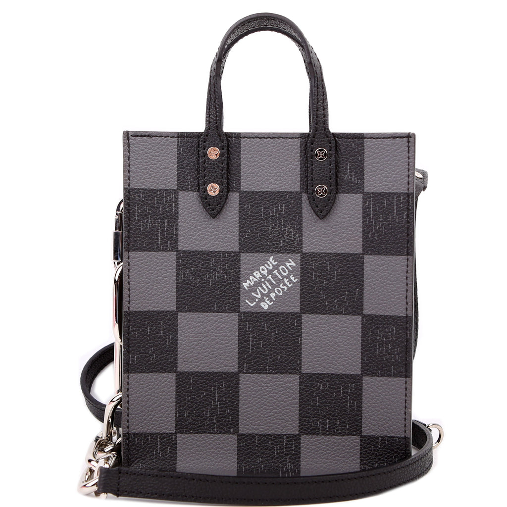 Sac Plat XS Abloh Checkers Black