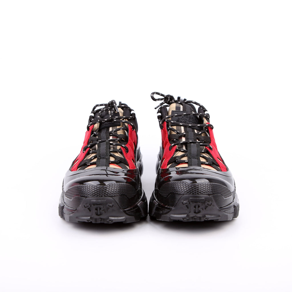 Arthur Check Sneakers Size 40 Black