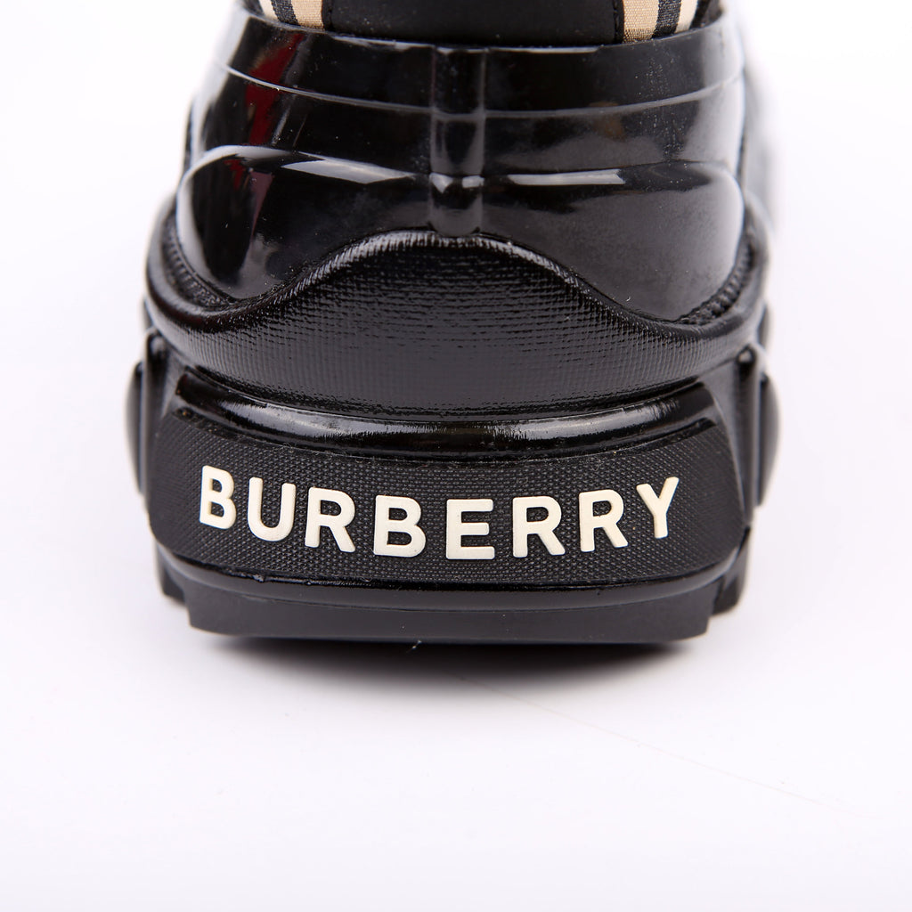 Arthur Check Sneakers Size 40 Black